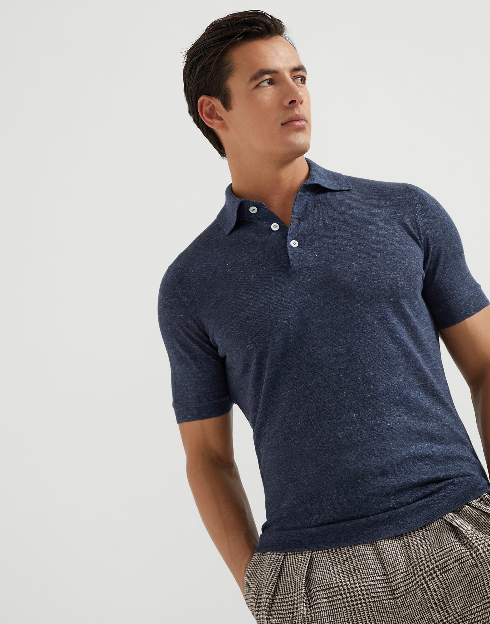 Polo-style sweater