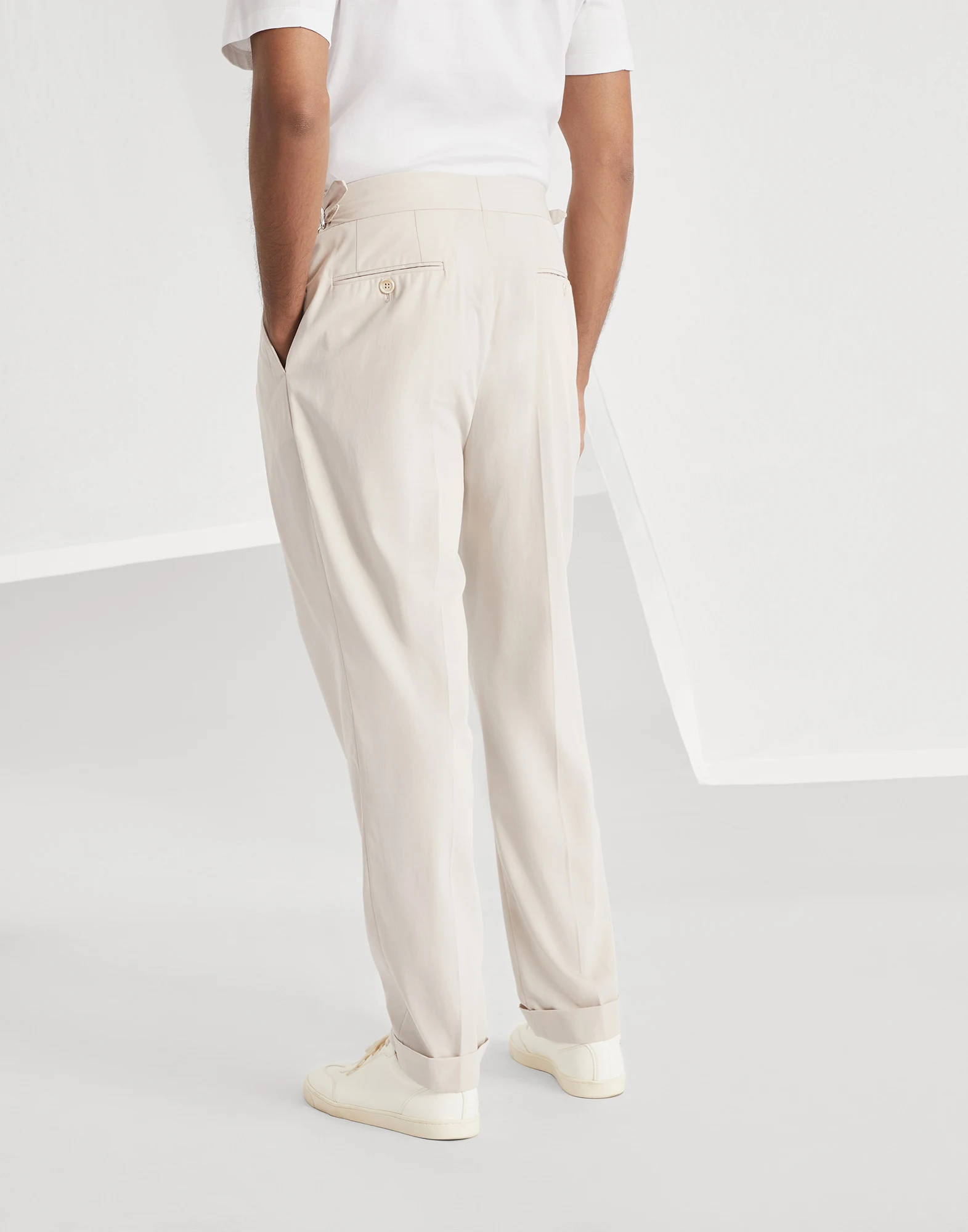Cotton twill trousers