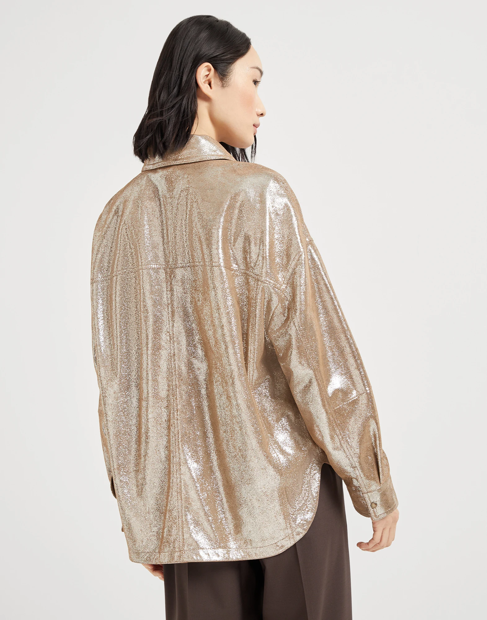 Lam�� nappa shirt