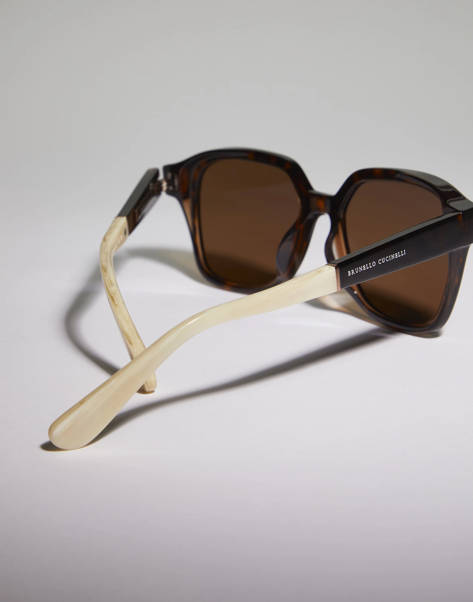 Sartorial Sunset acetate sunglasses with polarized lenses