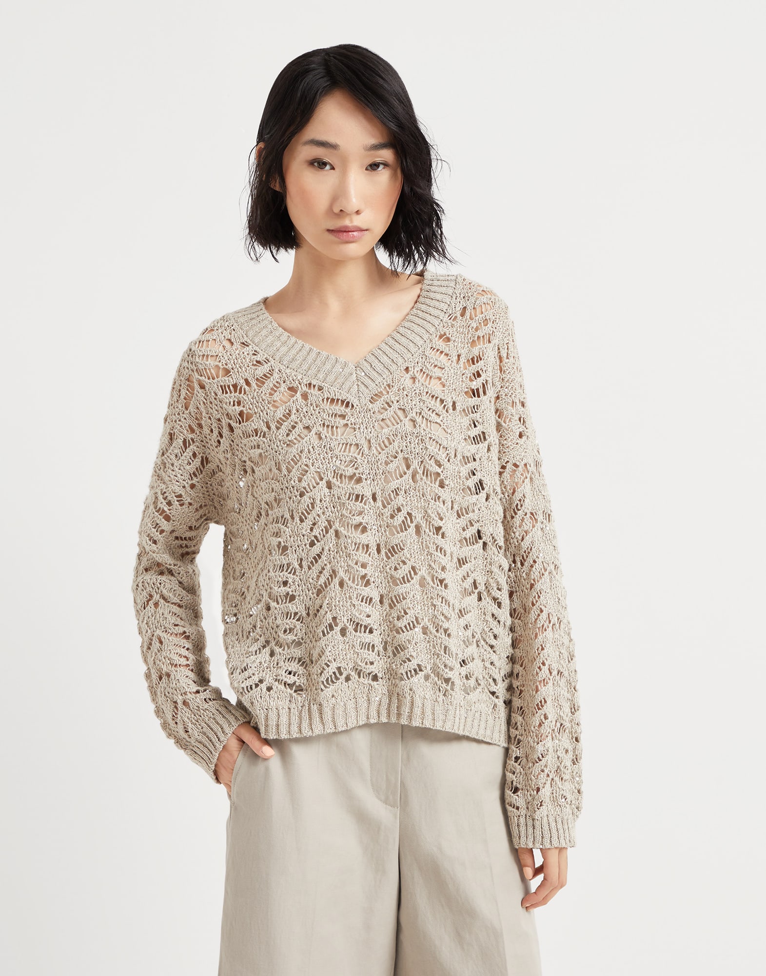 Foliage Lace sweater