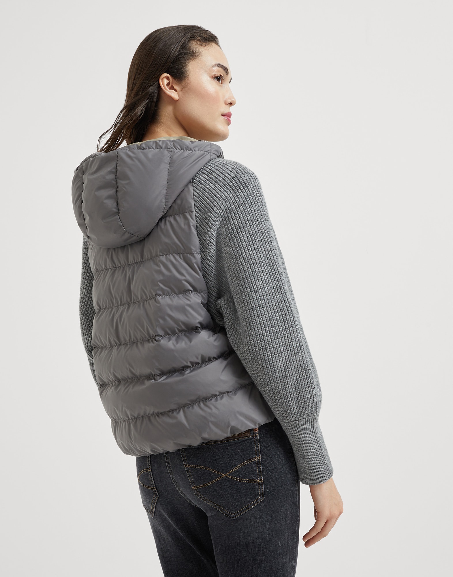 Nylon down jacket
