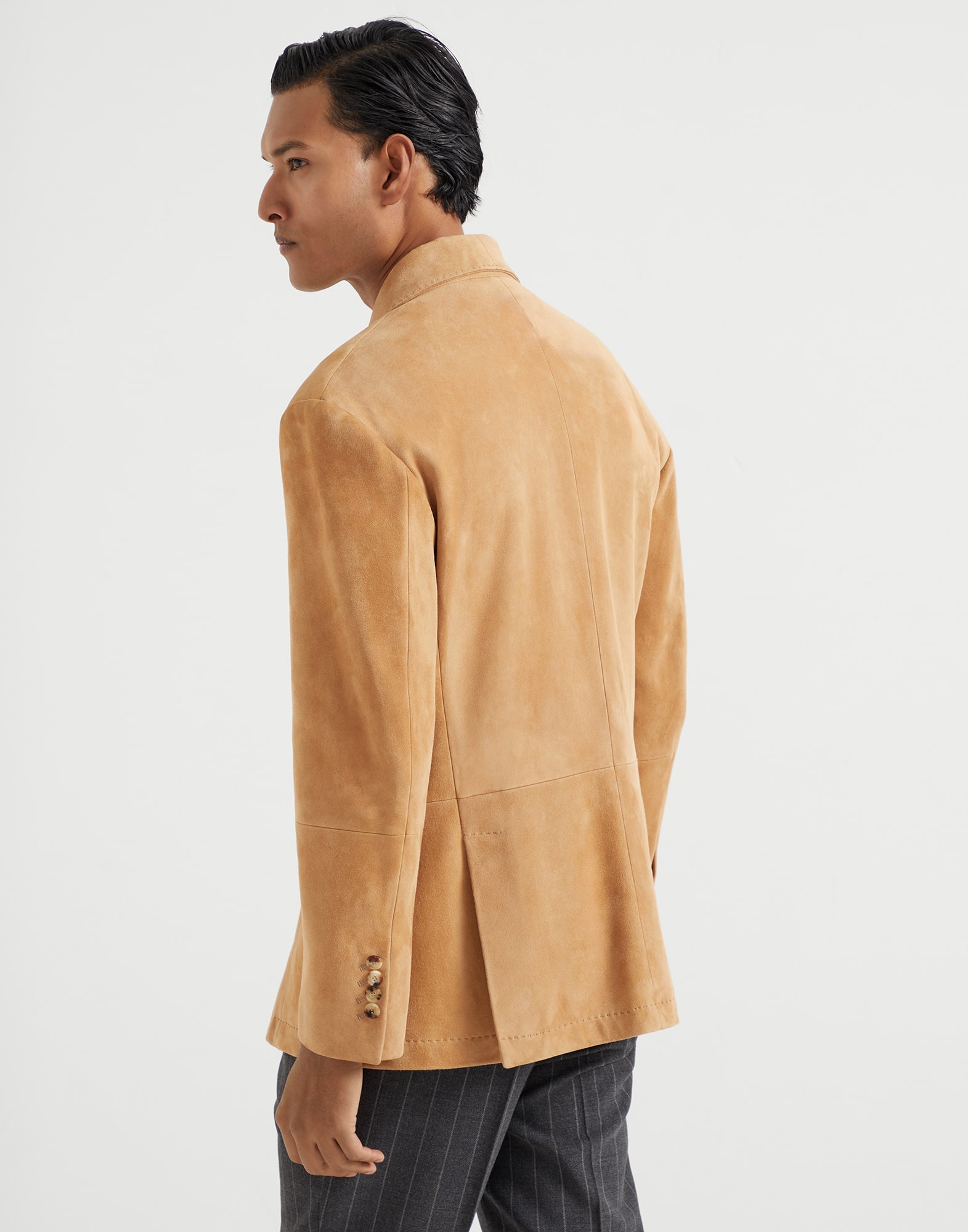 Suede blazer