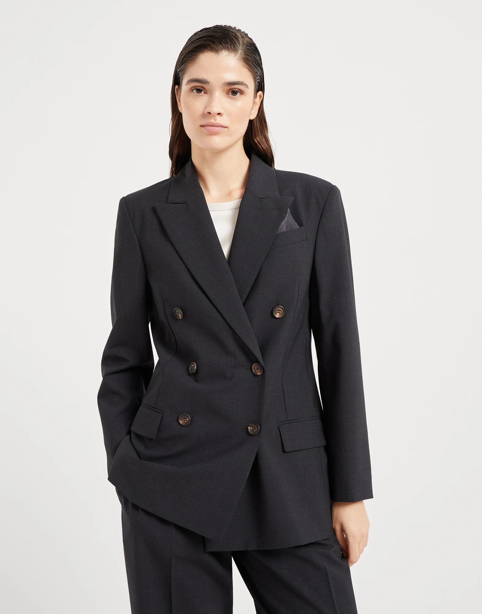 Blazer with monili
