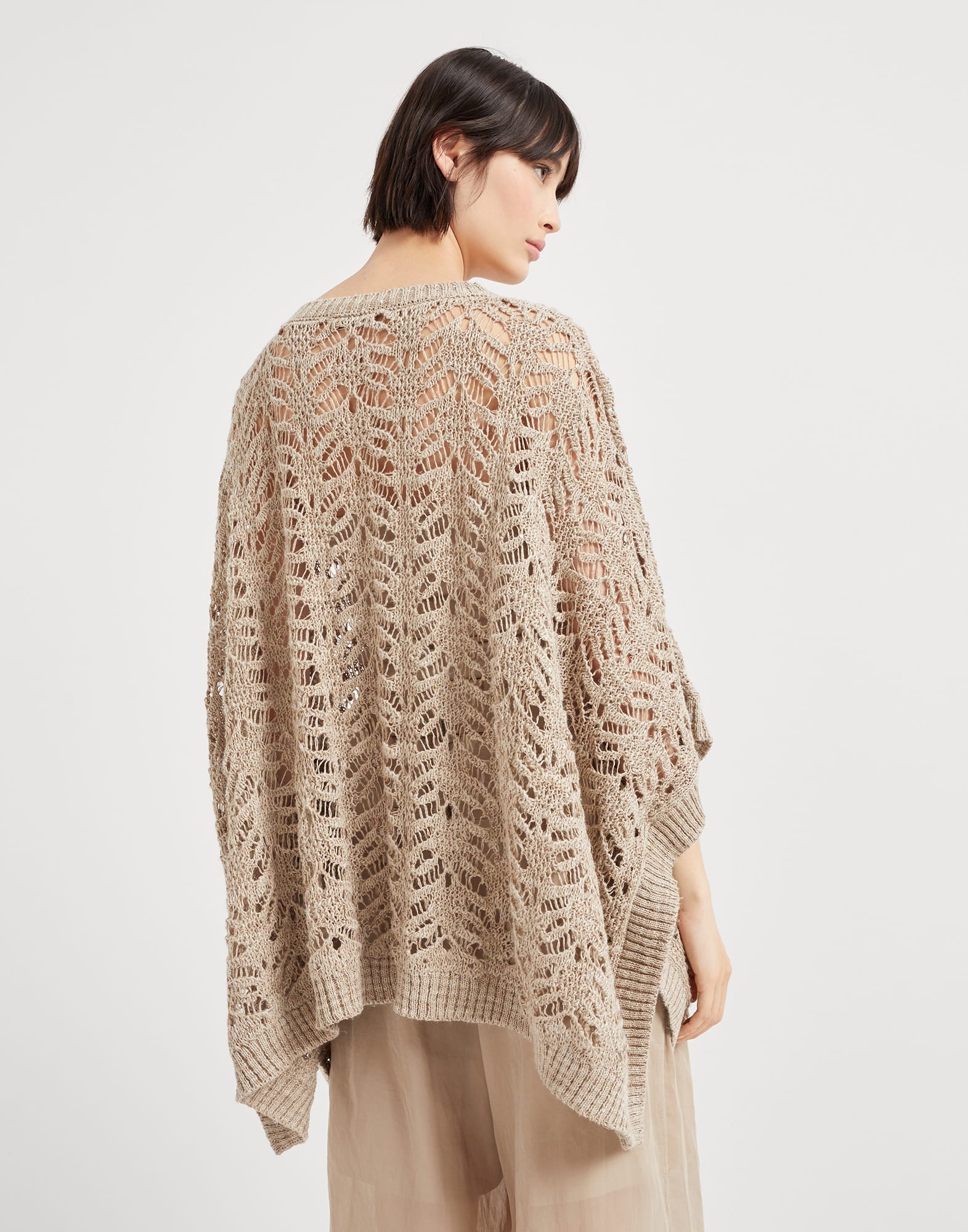 Foliage Lace poncho