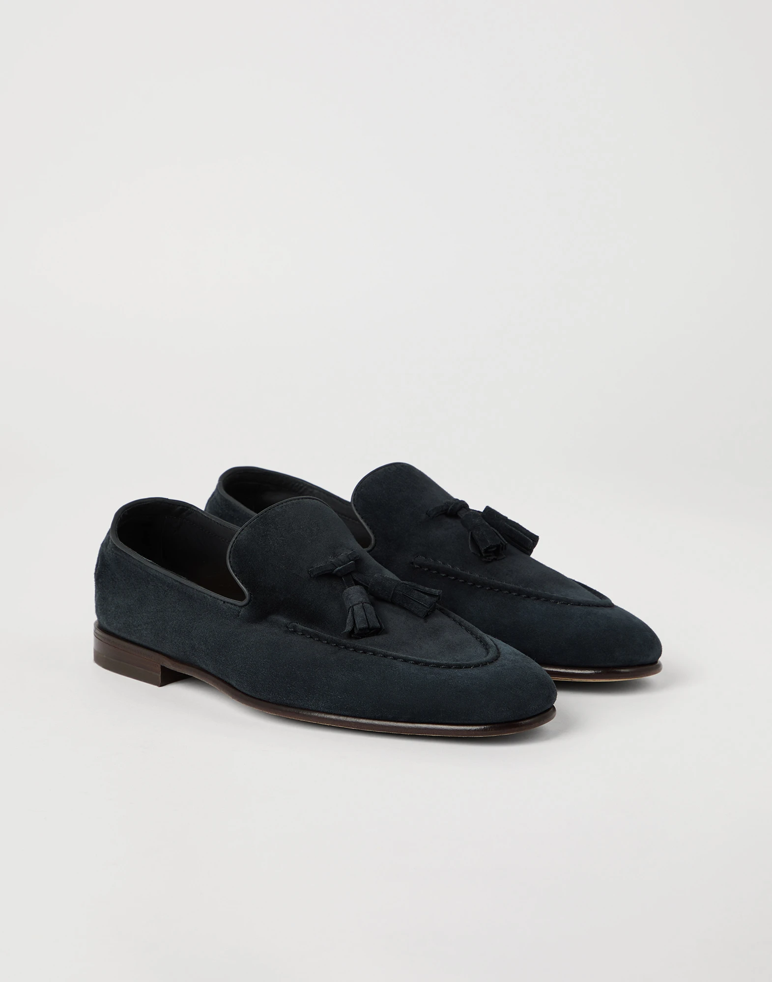 Suede loafers