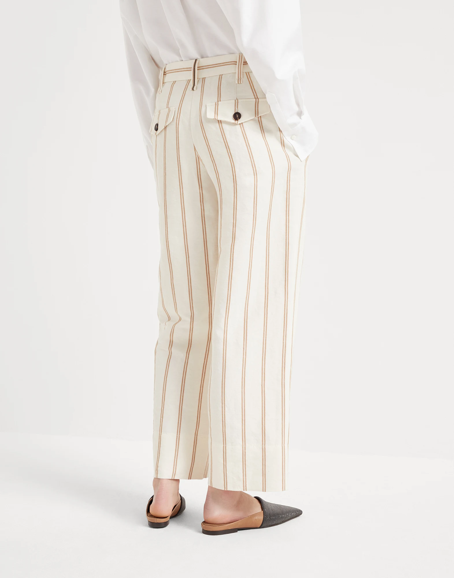 Regimental panama trousers