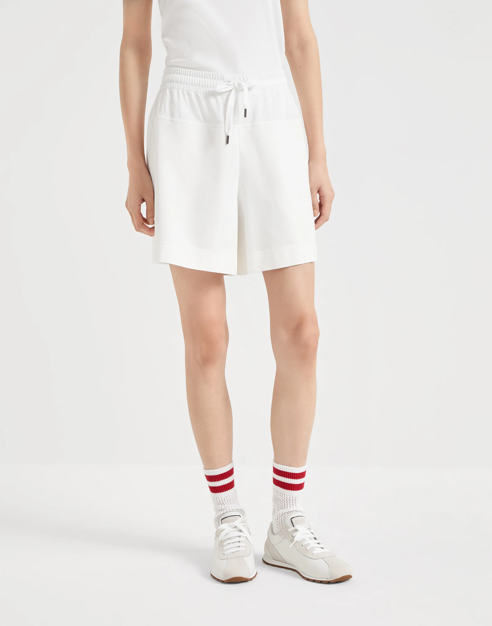 Paneled Track shorts