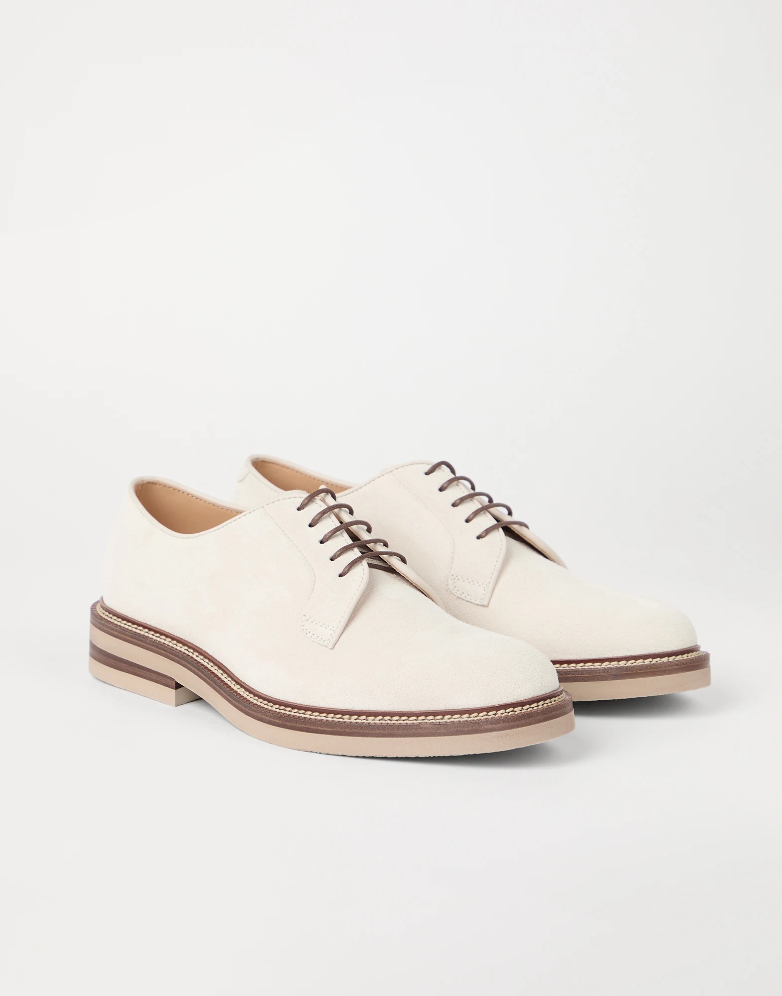 Suede derby