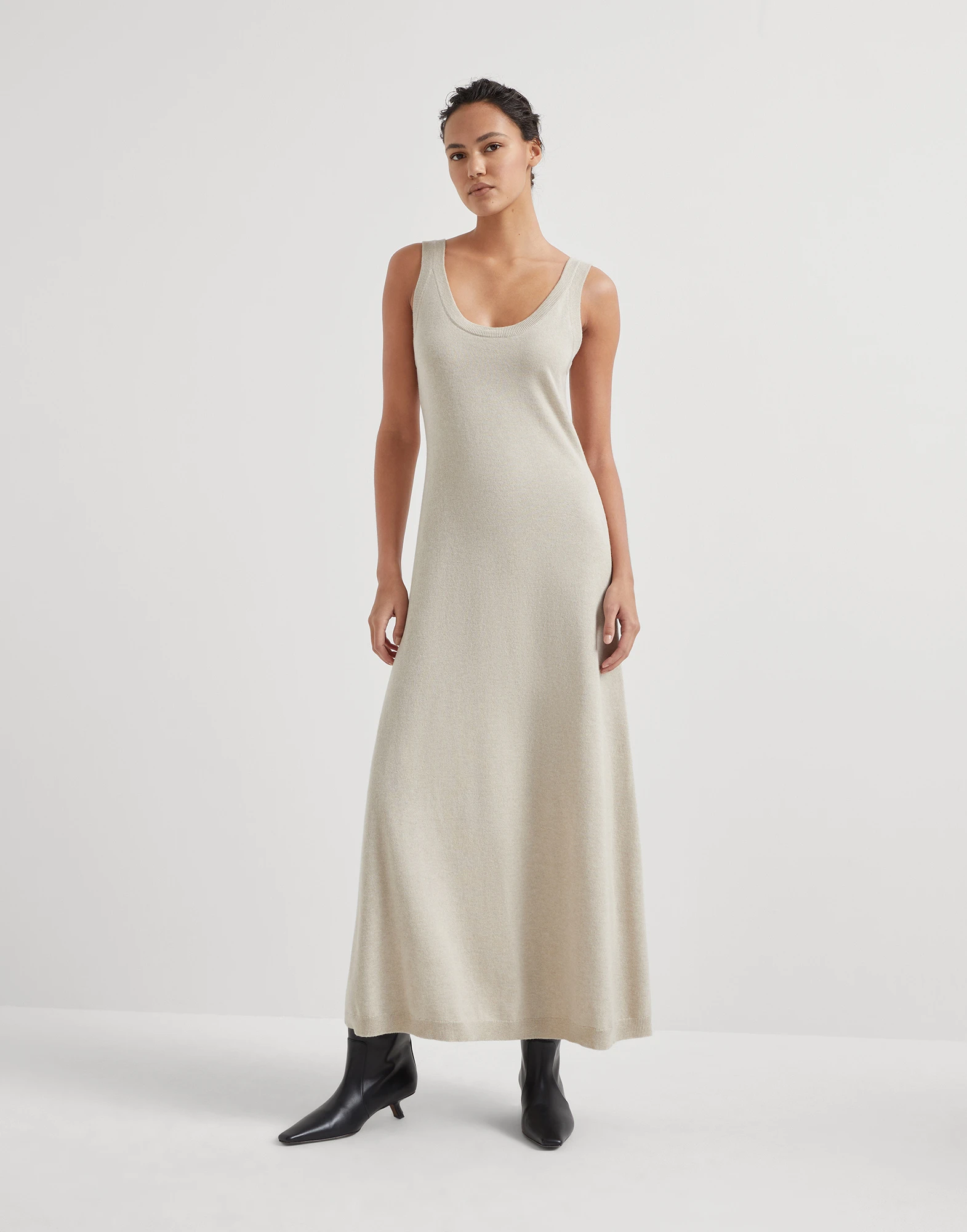 Cashmere knit dress