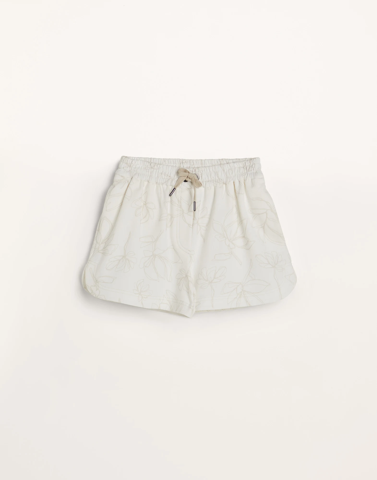 Flower doodle comfort cotton French terry shorts