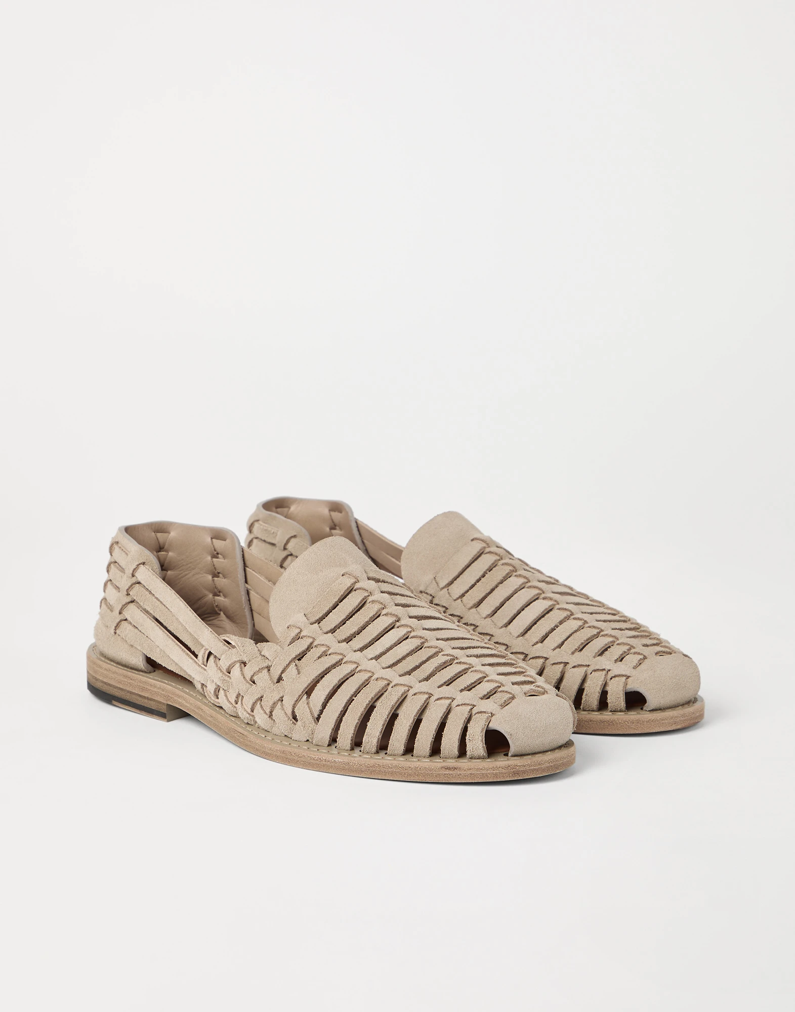 Suede sandals