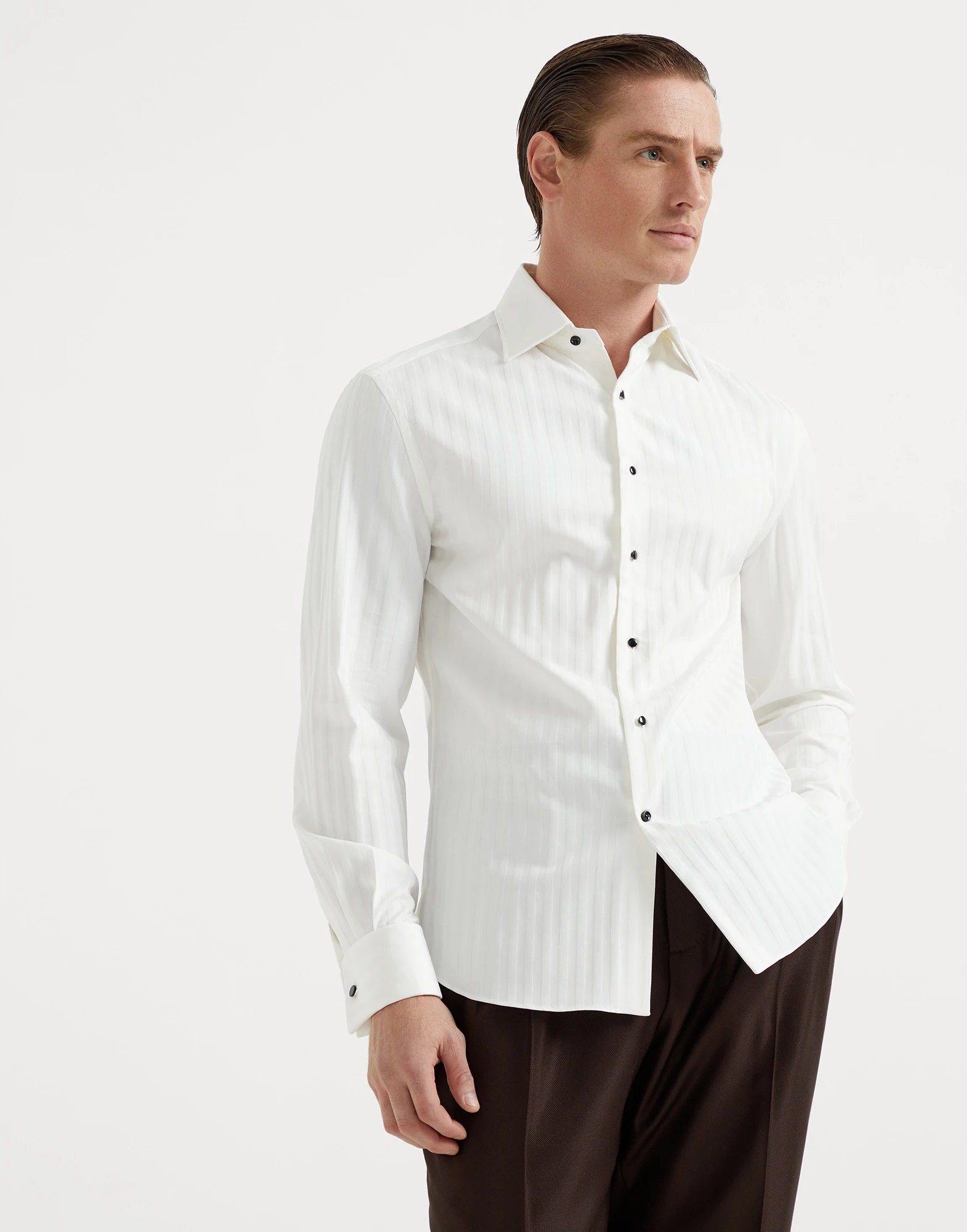 Chevron tuxedo shirt