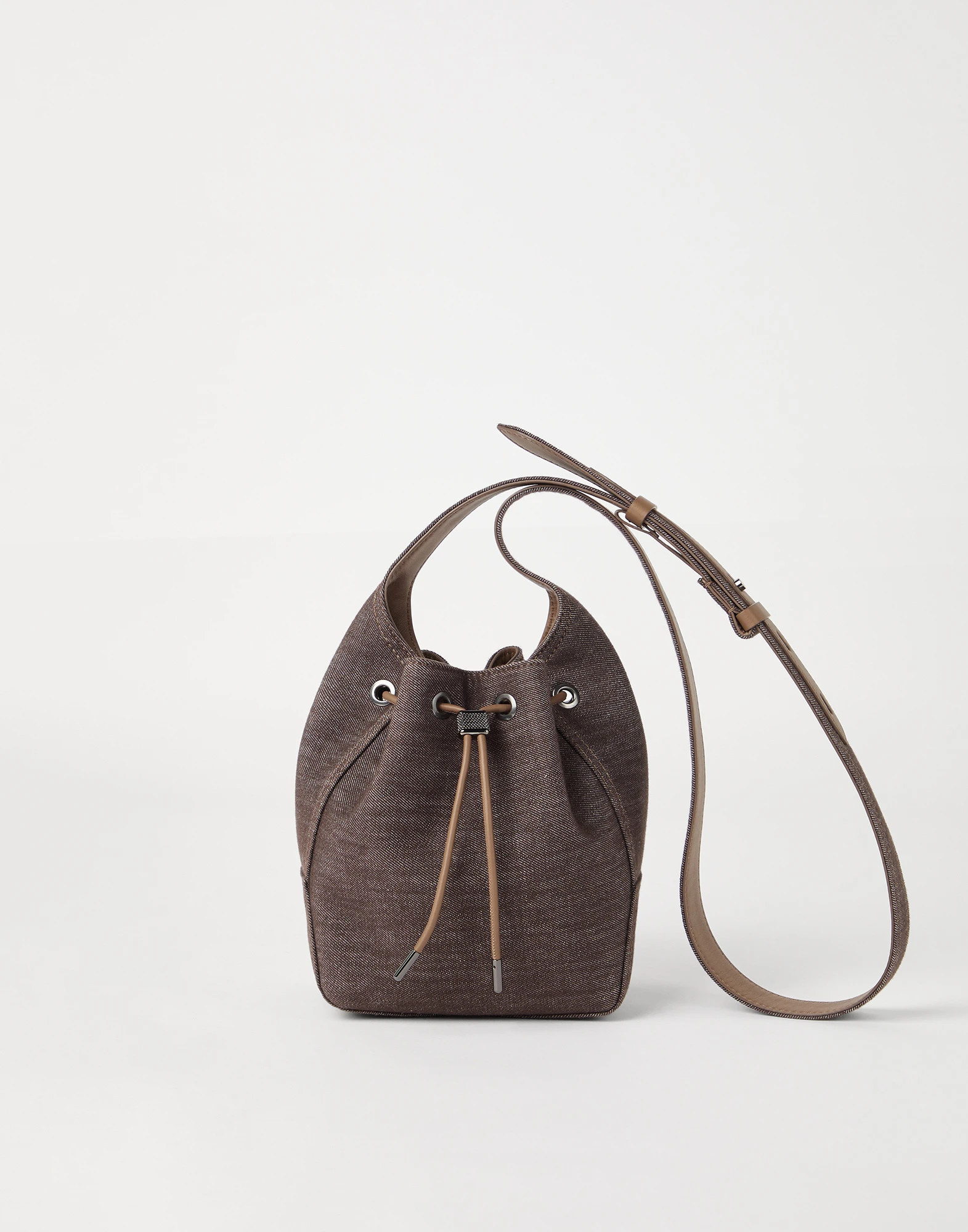 Denim small BC Duo Bucket bag
