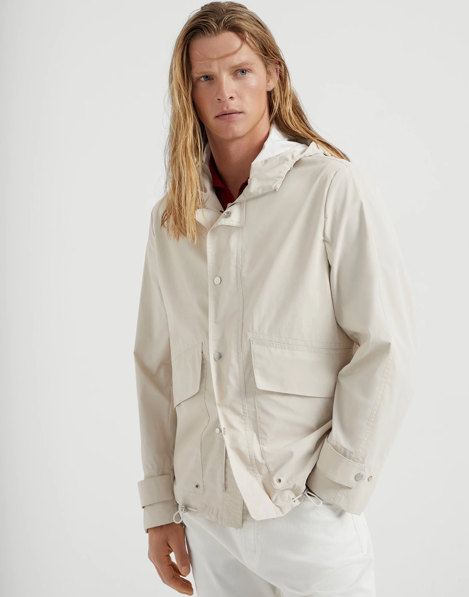 Water-resistant parka