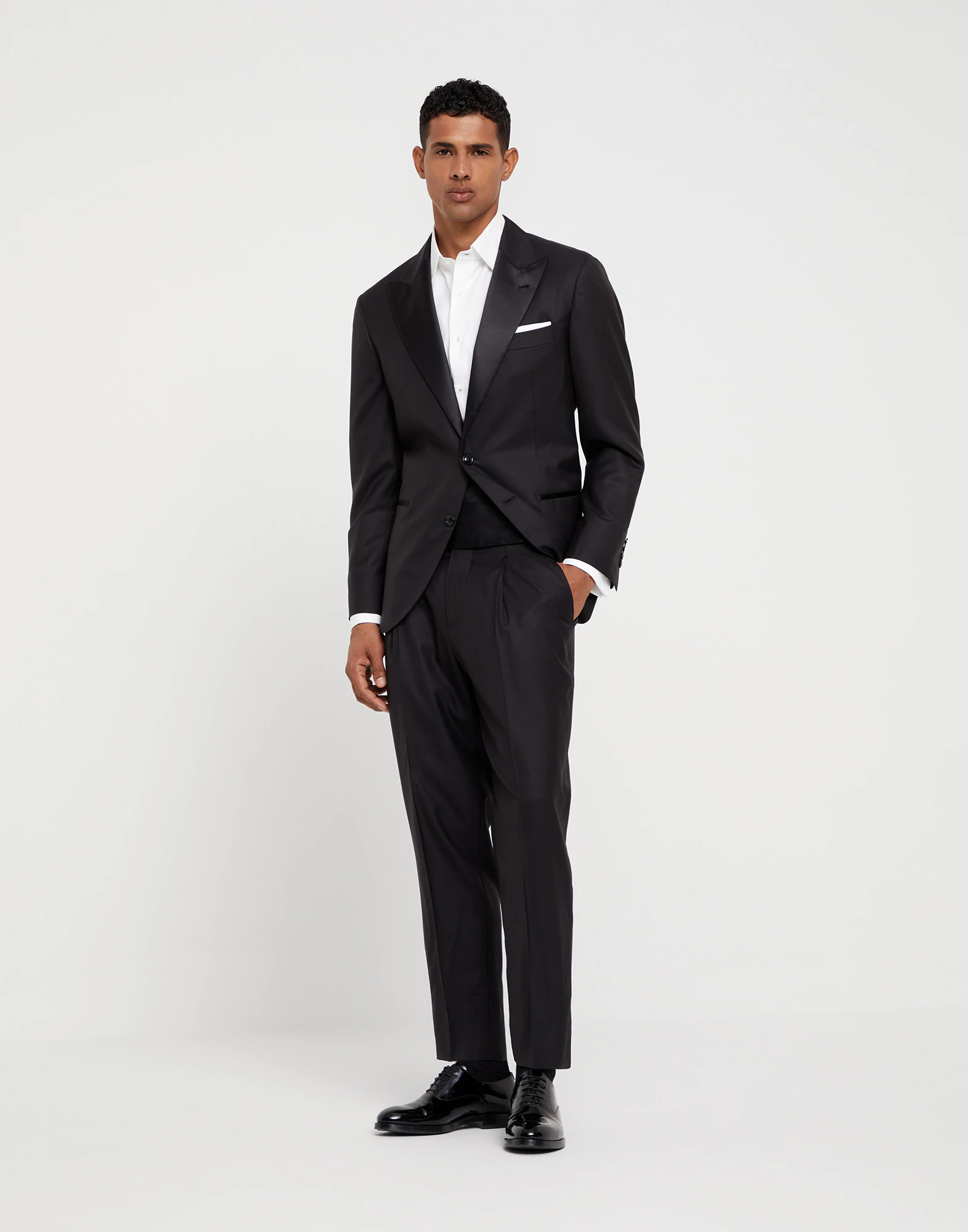 Tuxedo with peak lapel