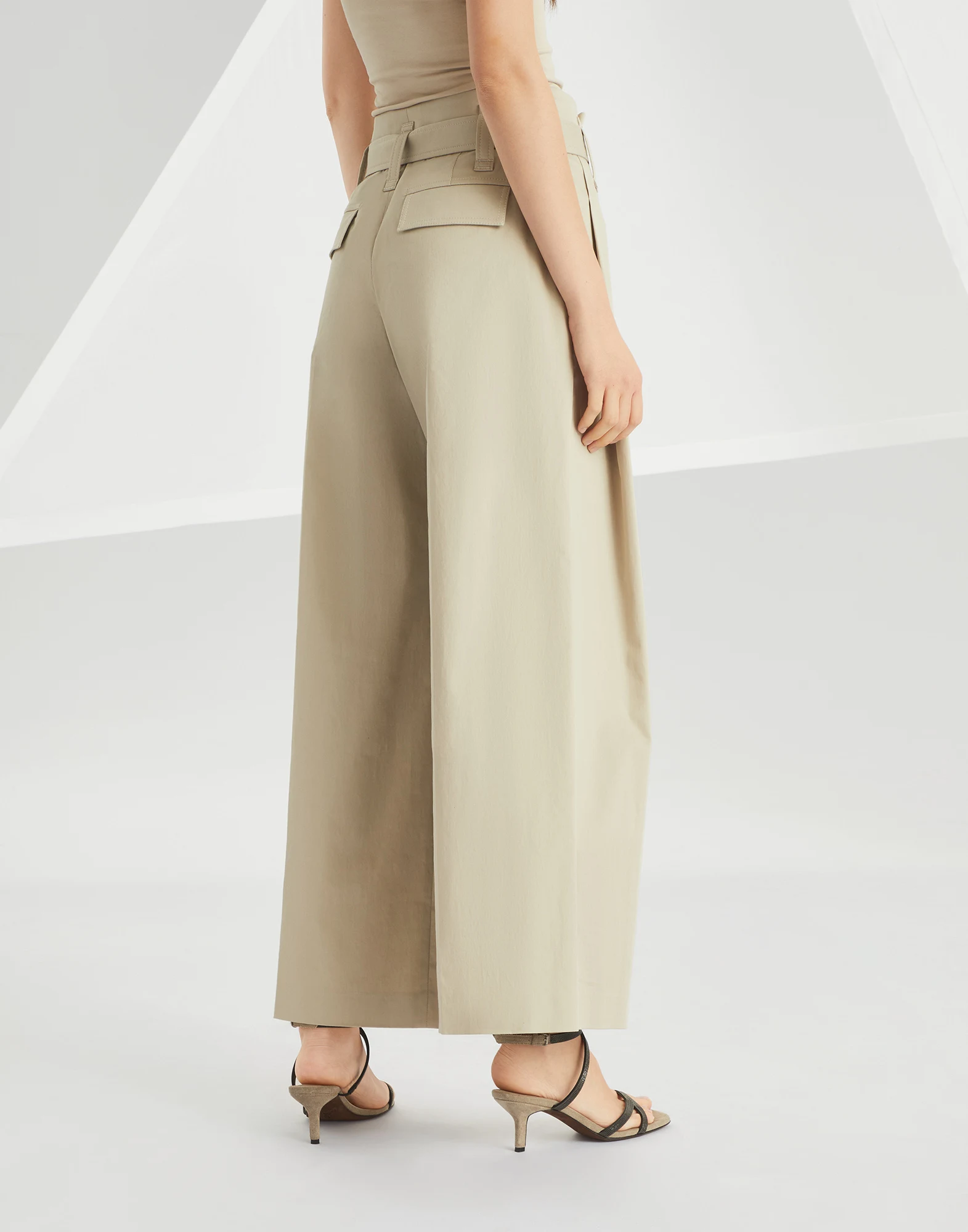 A-line trousers