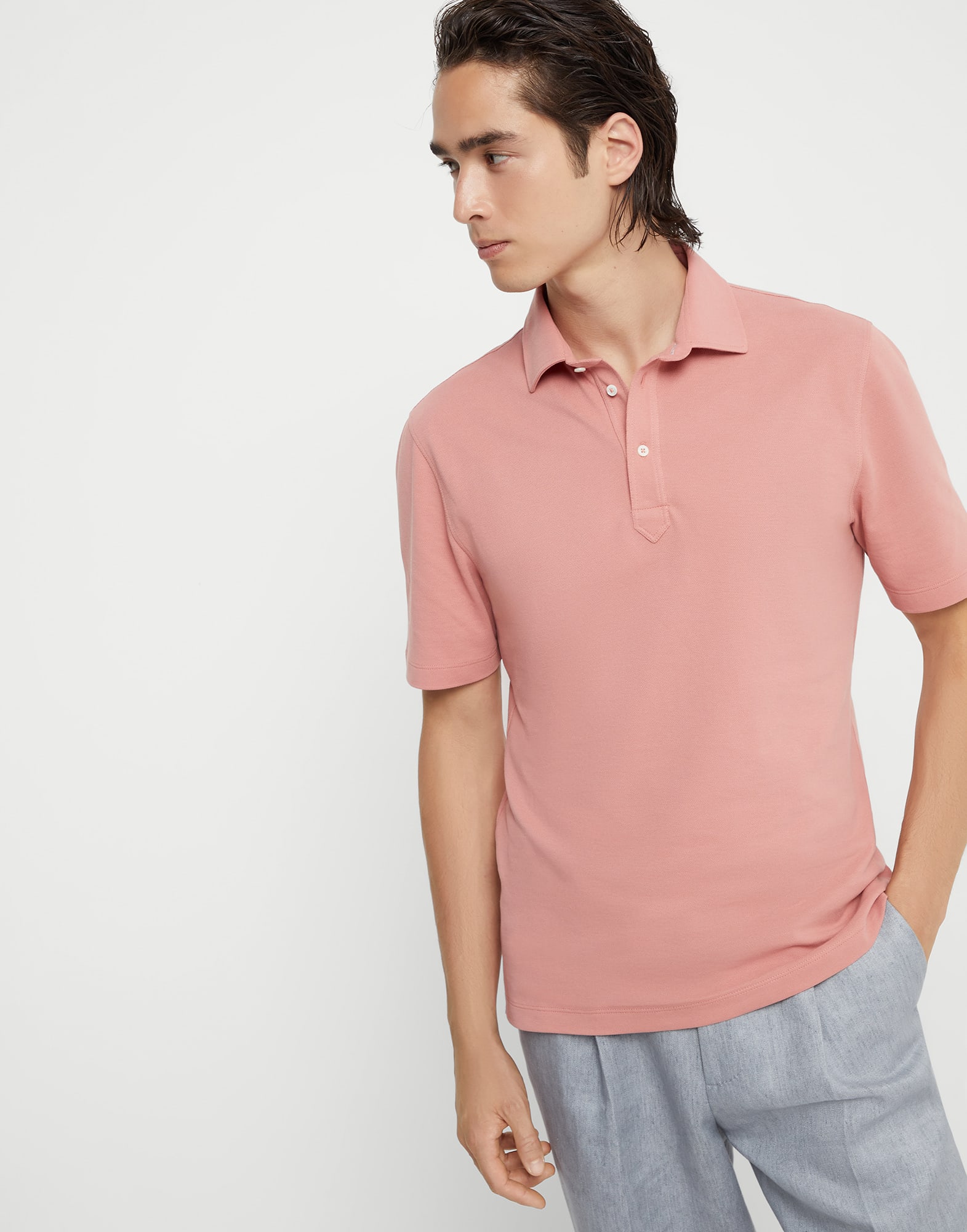 Piqu�� polo shirt