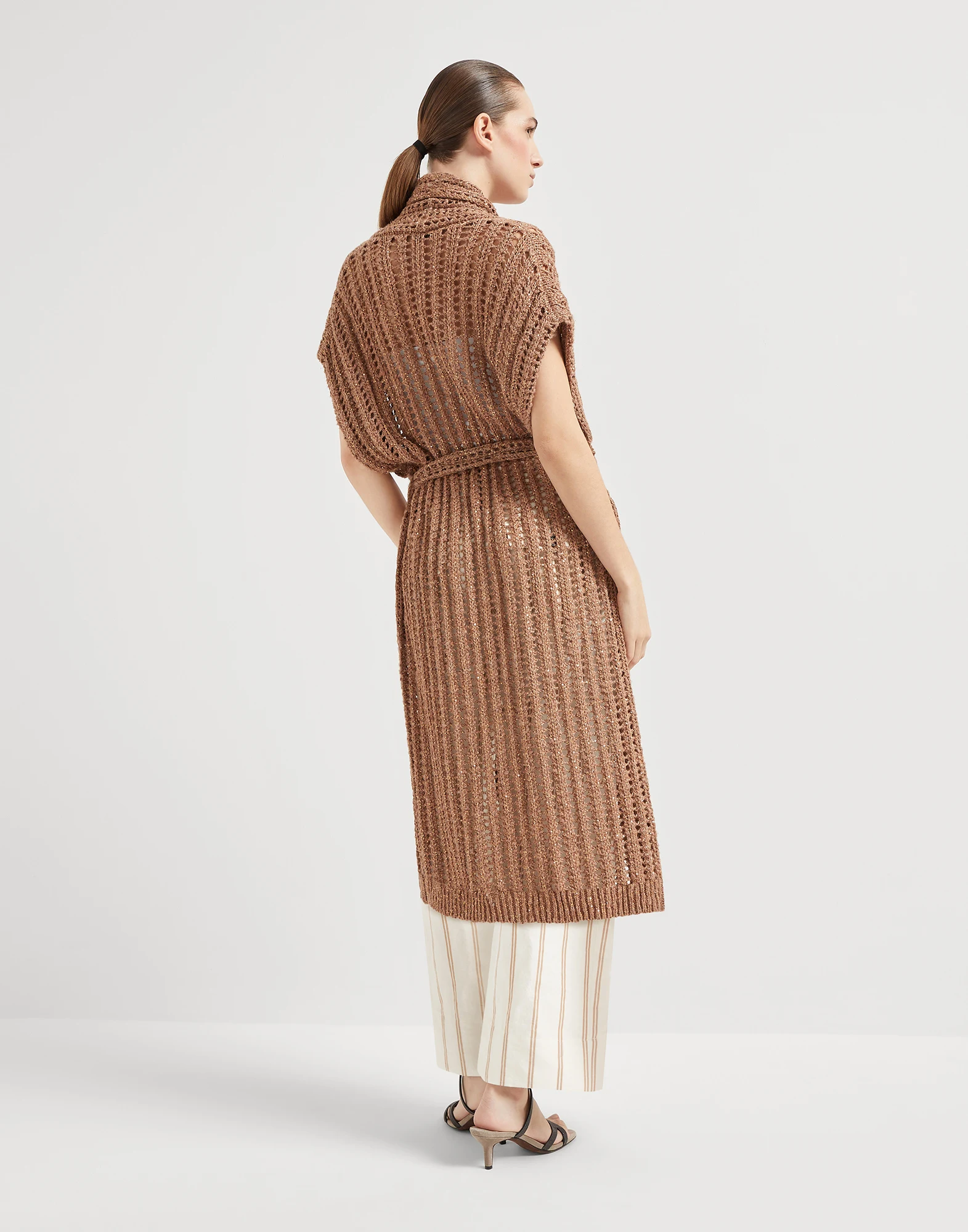 Dazzling long cardigan