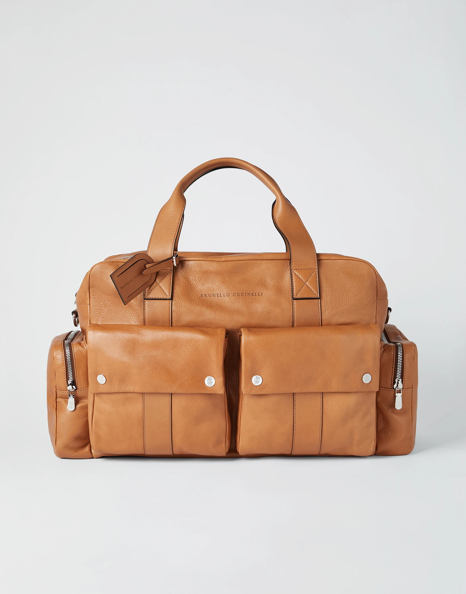 Cowhide leisure bag