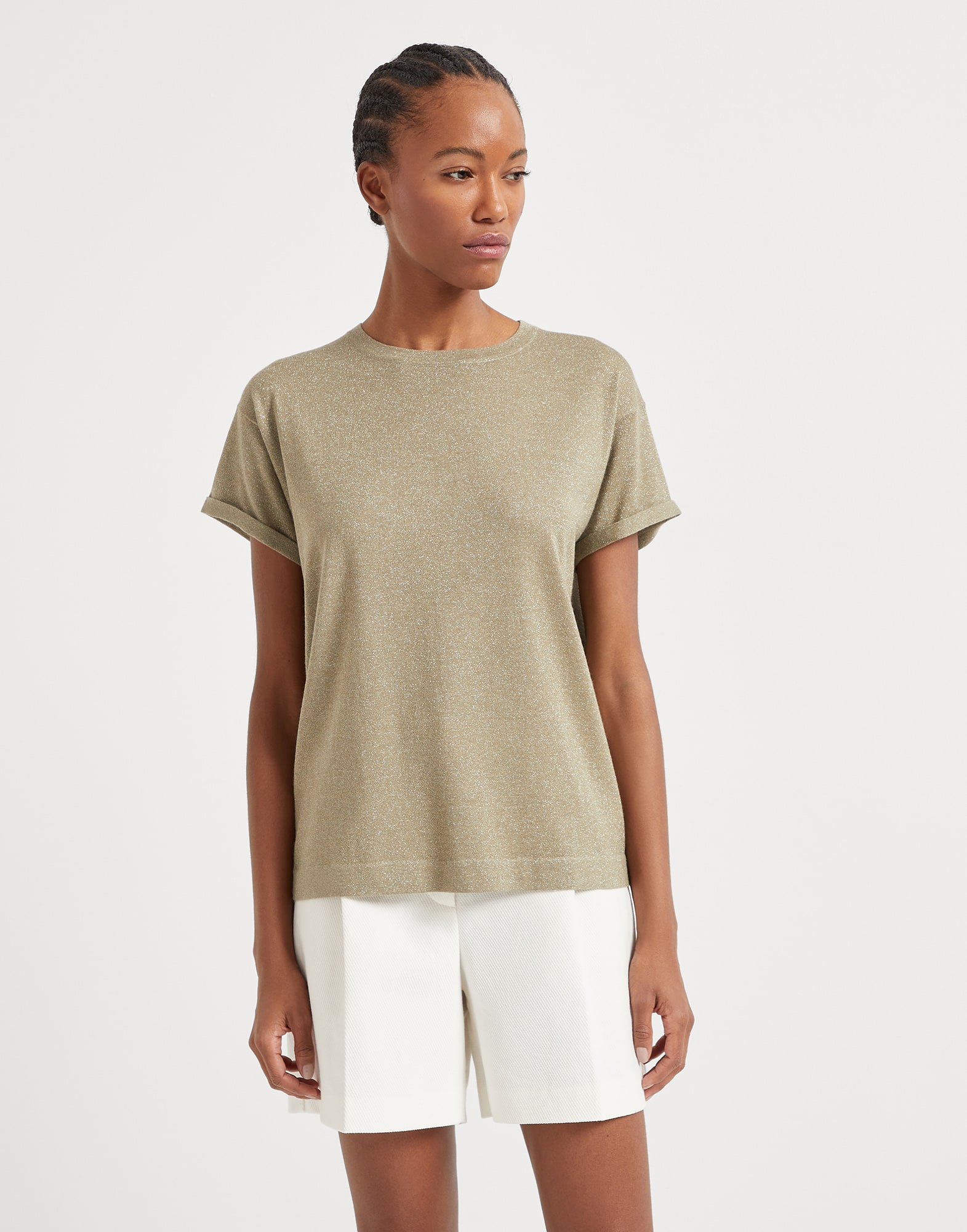 Cashmere and silk lightweight sweater