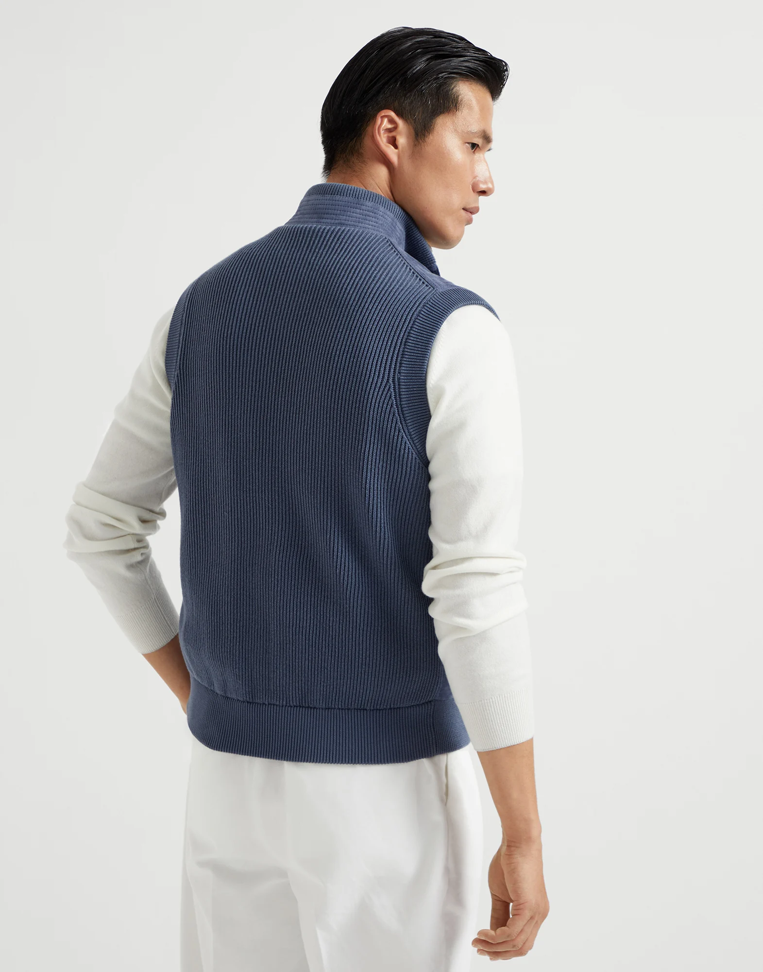 Suede vest