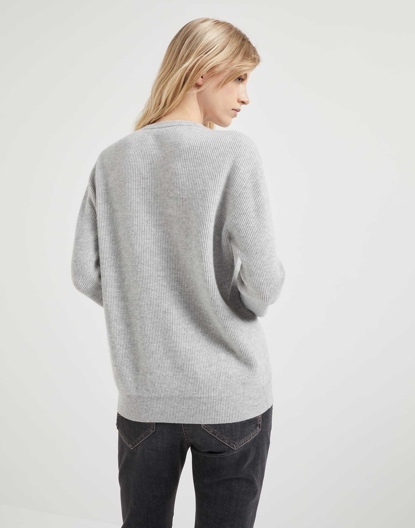English Rib knit sweater