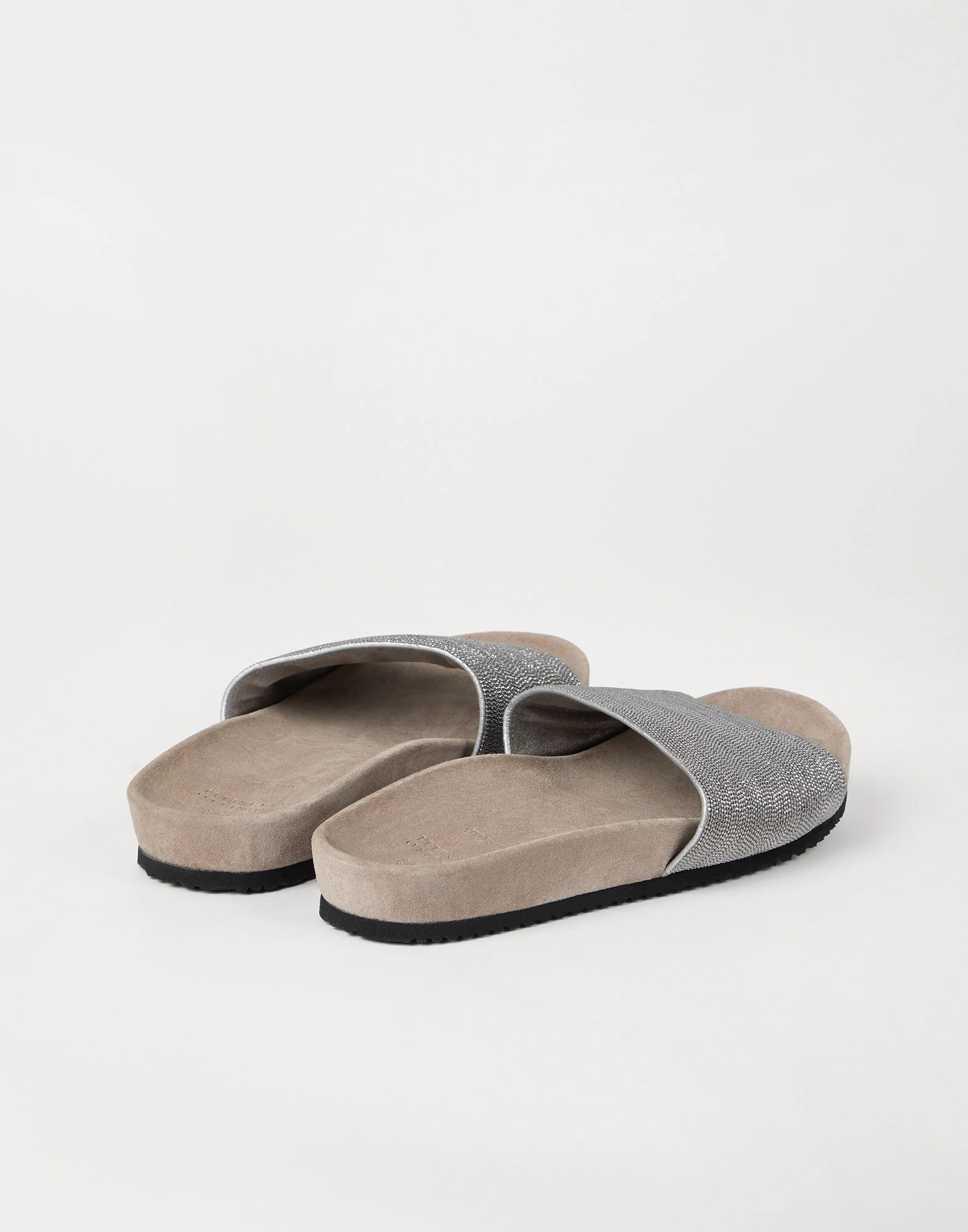 Suede slides
