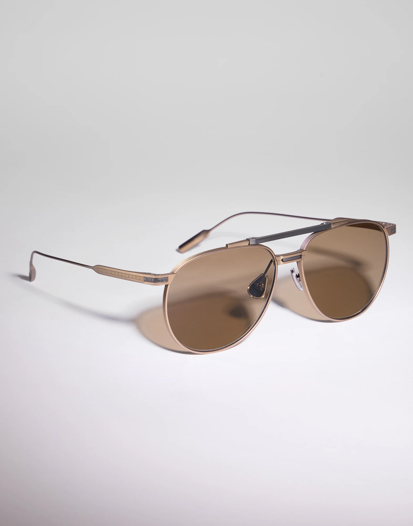 Aviator titanium sunglasses