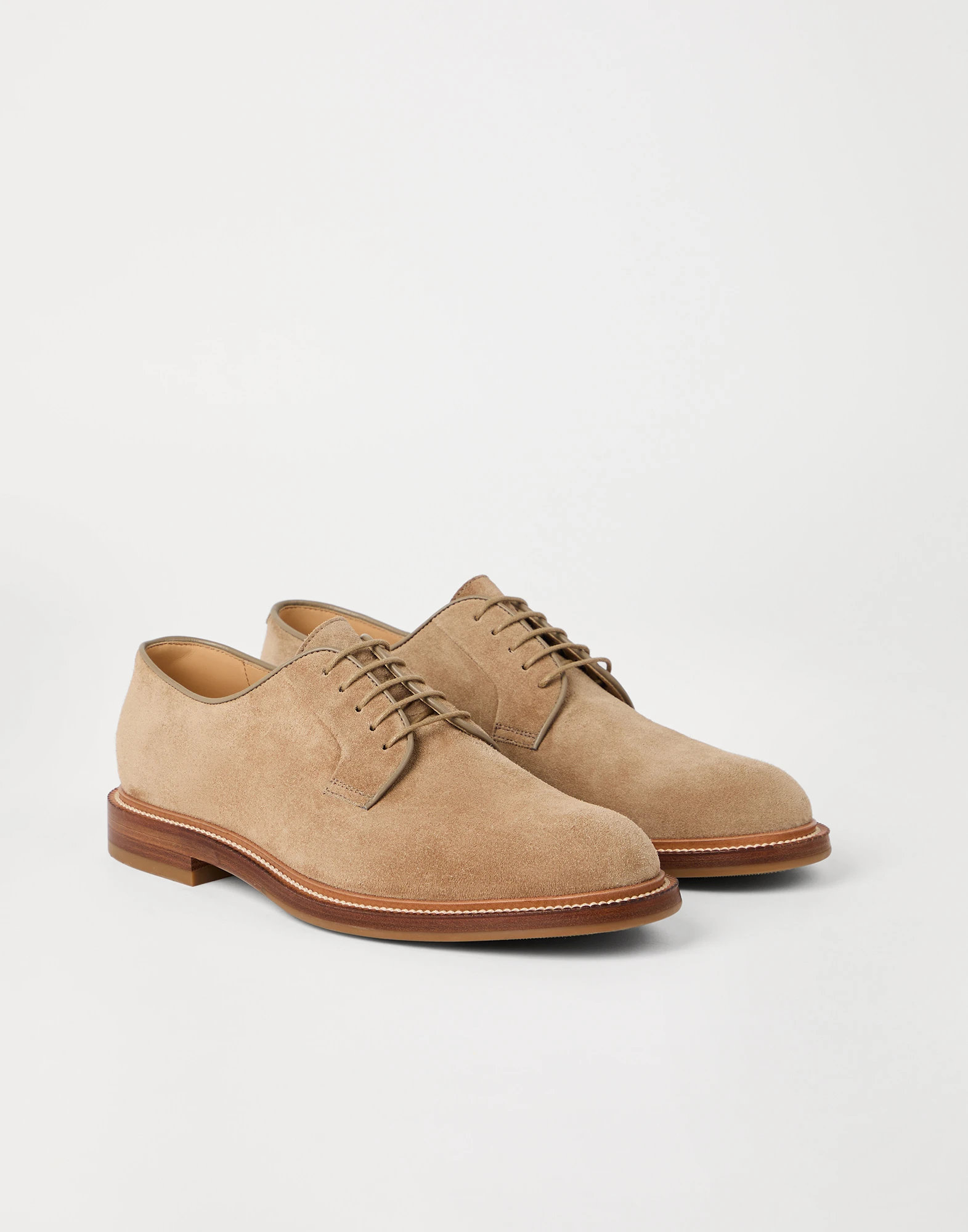 Suede derby