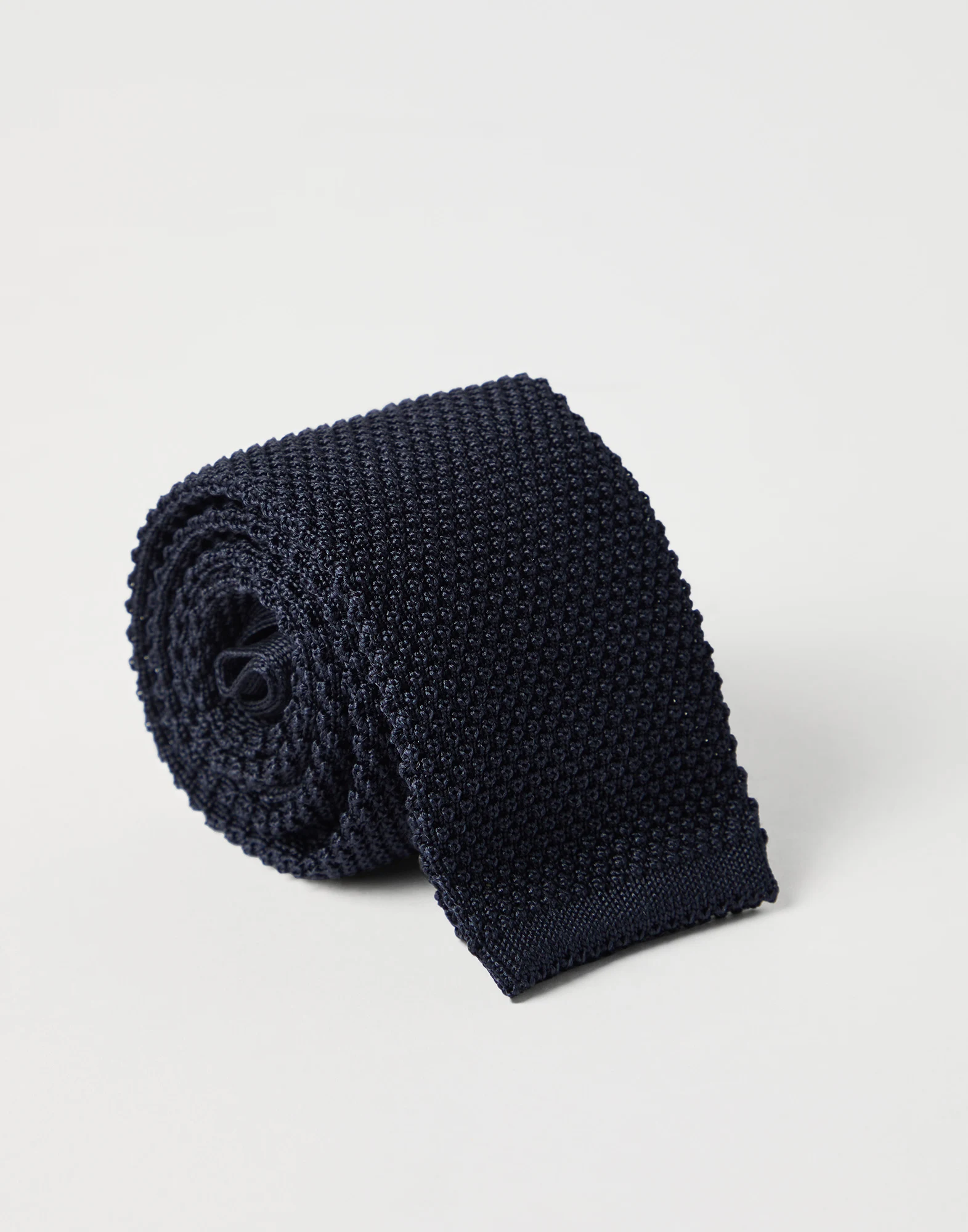Silk knit tie
