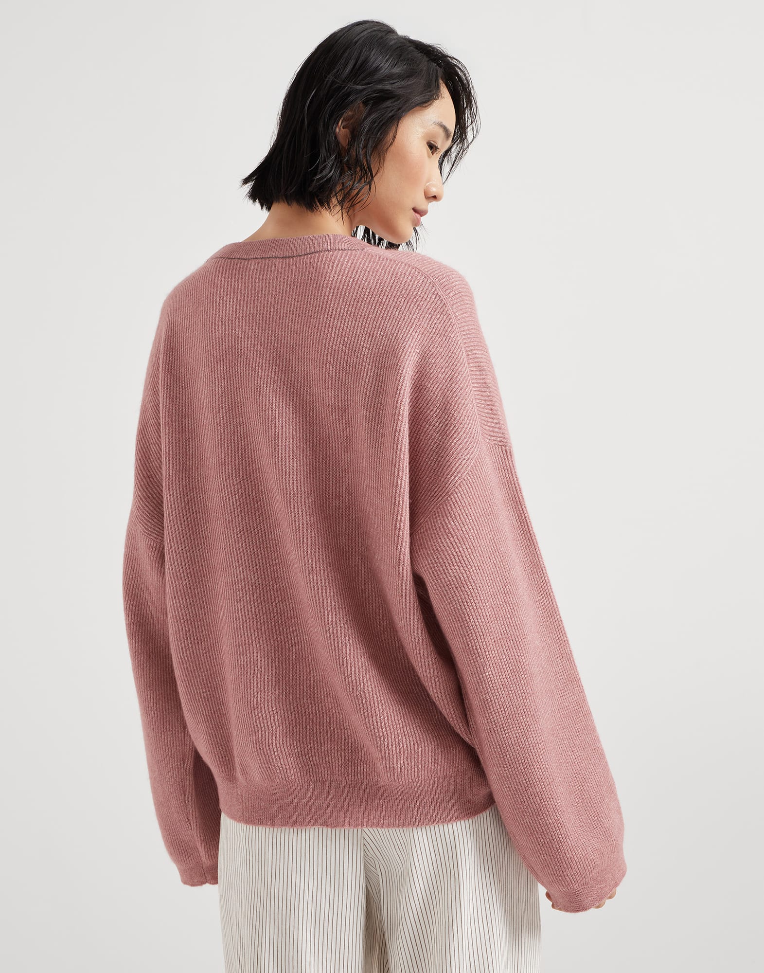 English Rib knit sweater