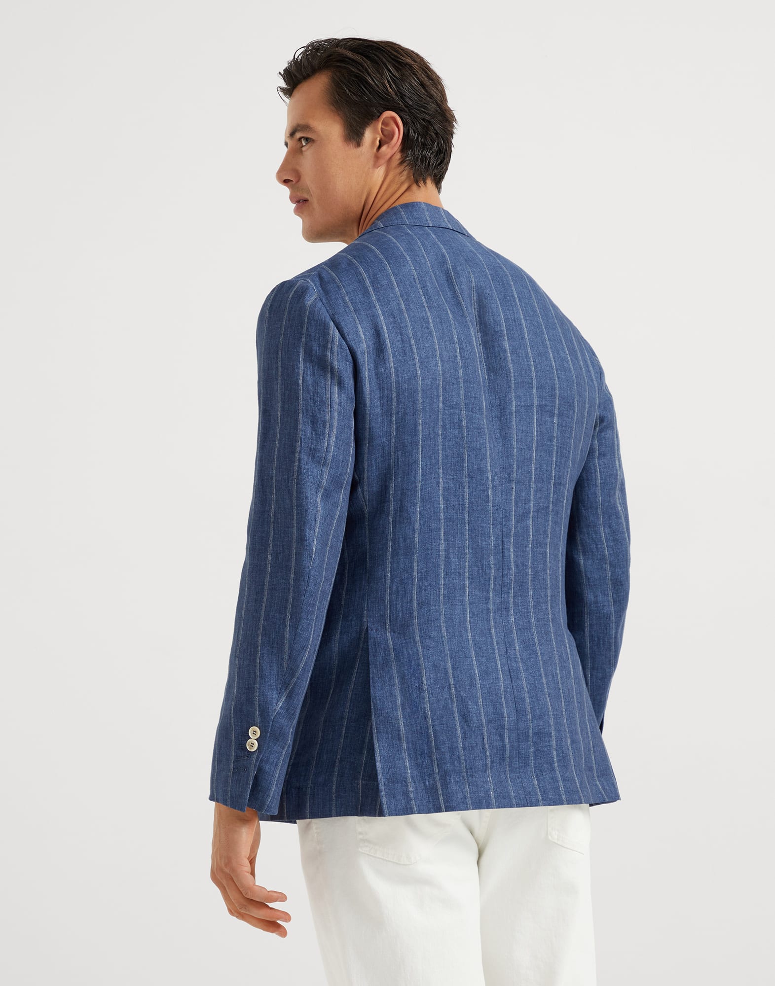 Twill unconstructed blazer