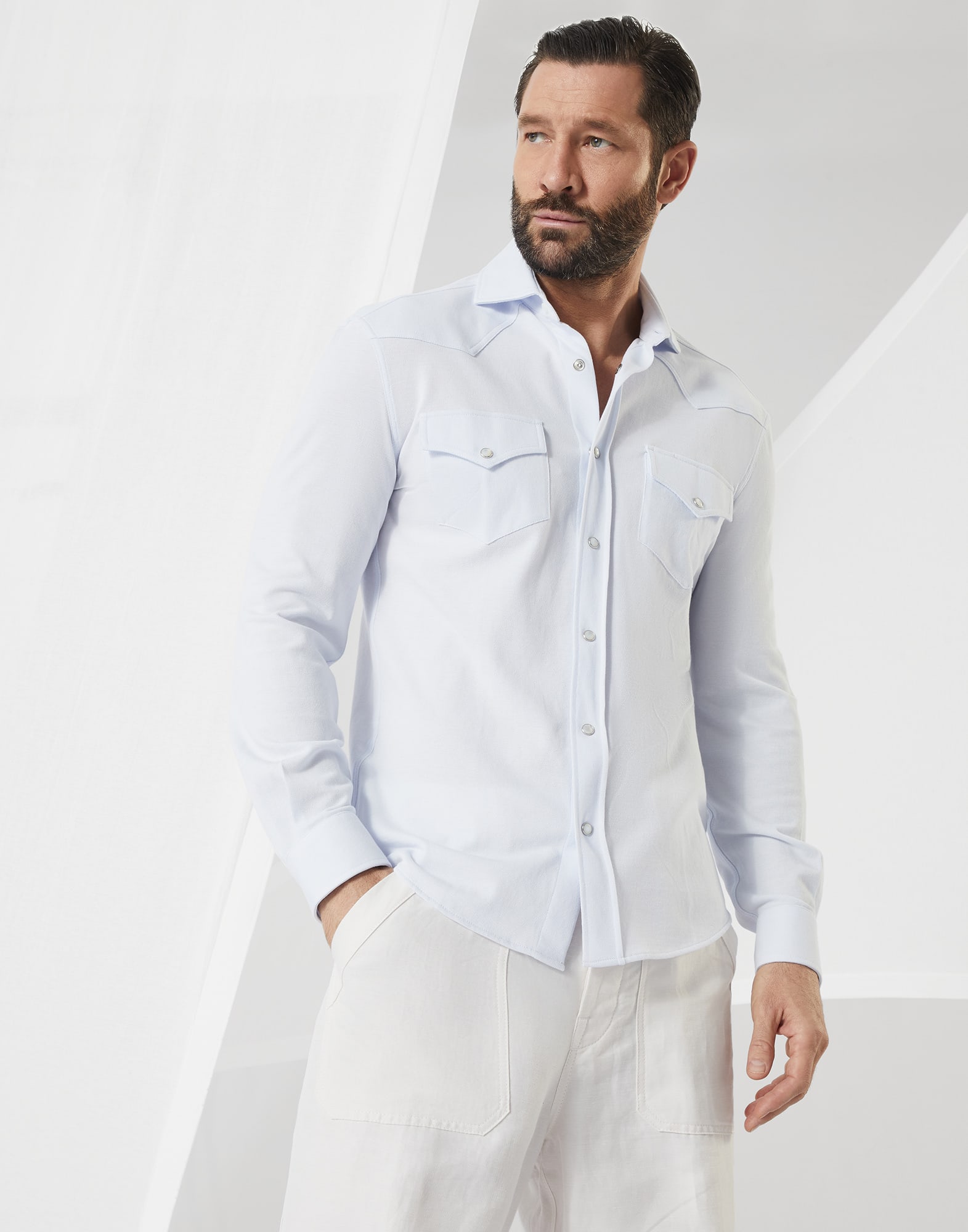 Piqu�� shirt