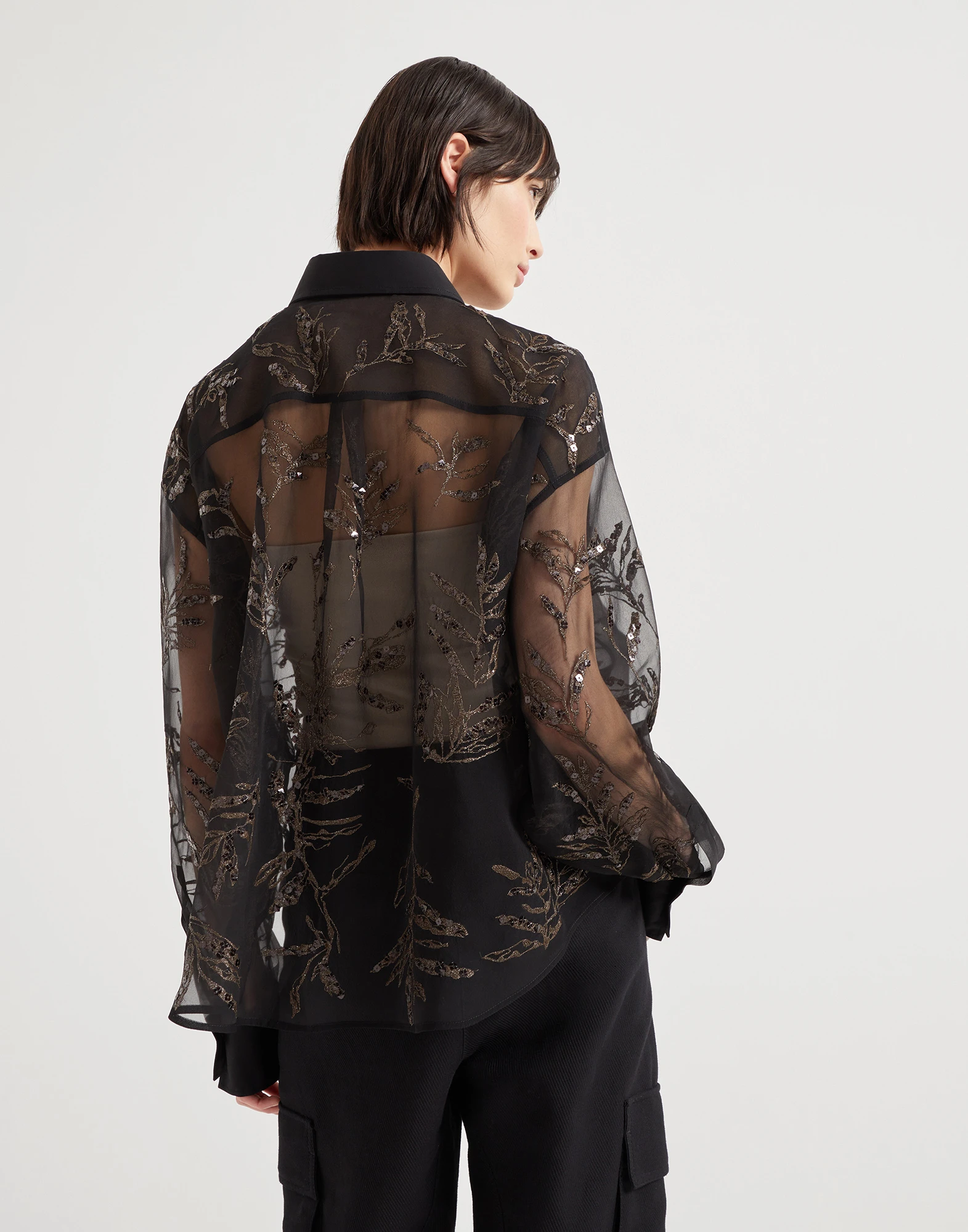 Flora Embroidery shirt