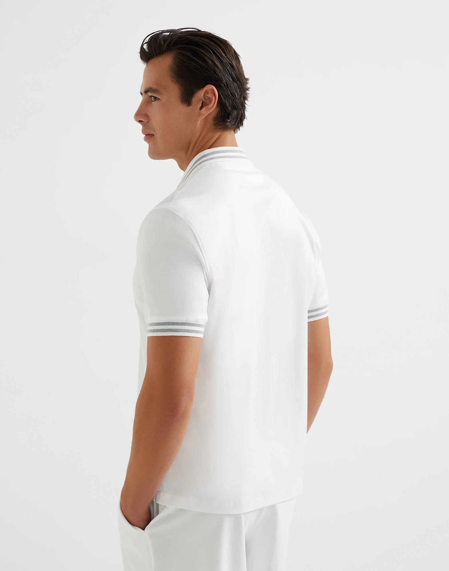 Jersey polo shirt