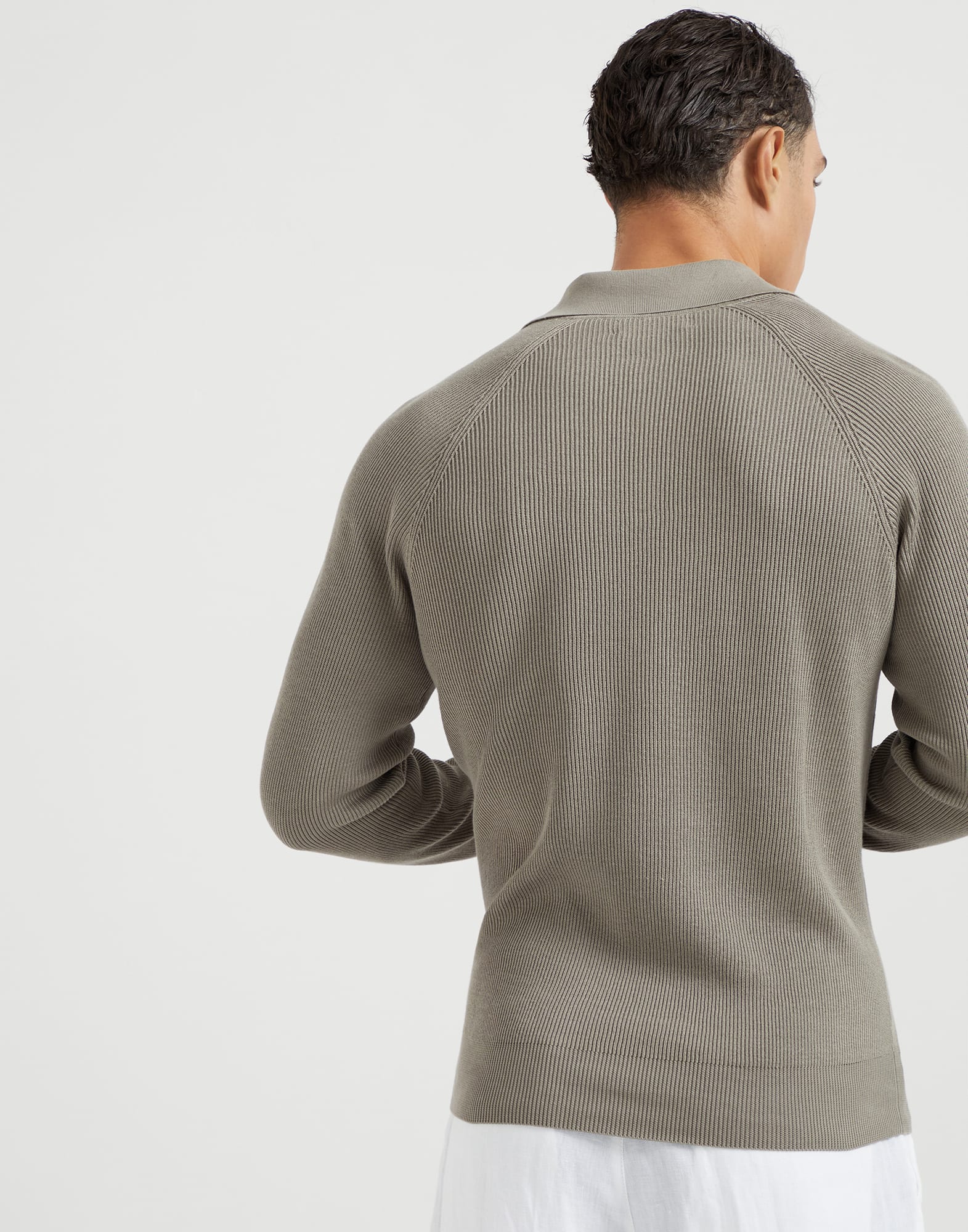Polo-style sweater