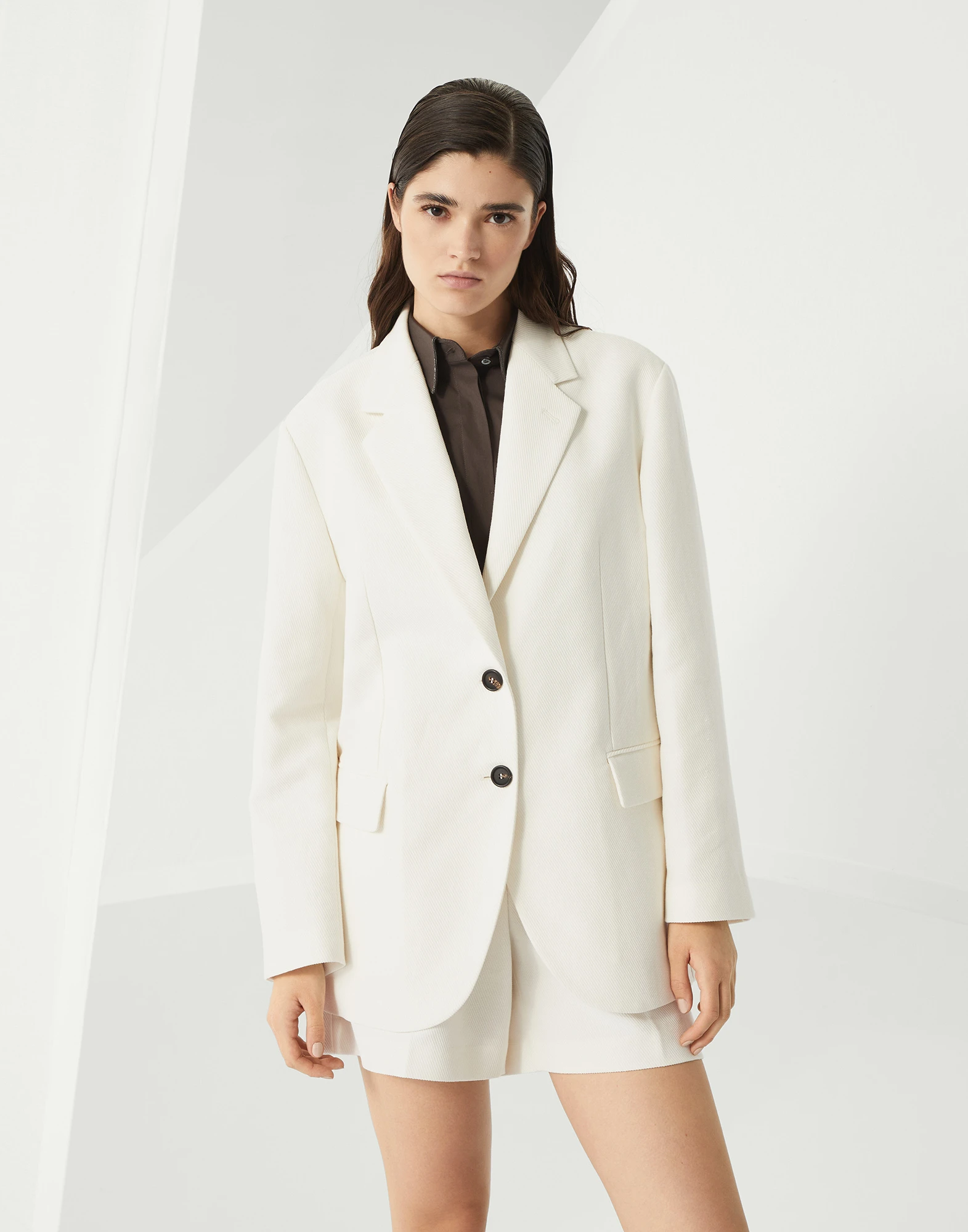 Cavalry blazer with monili