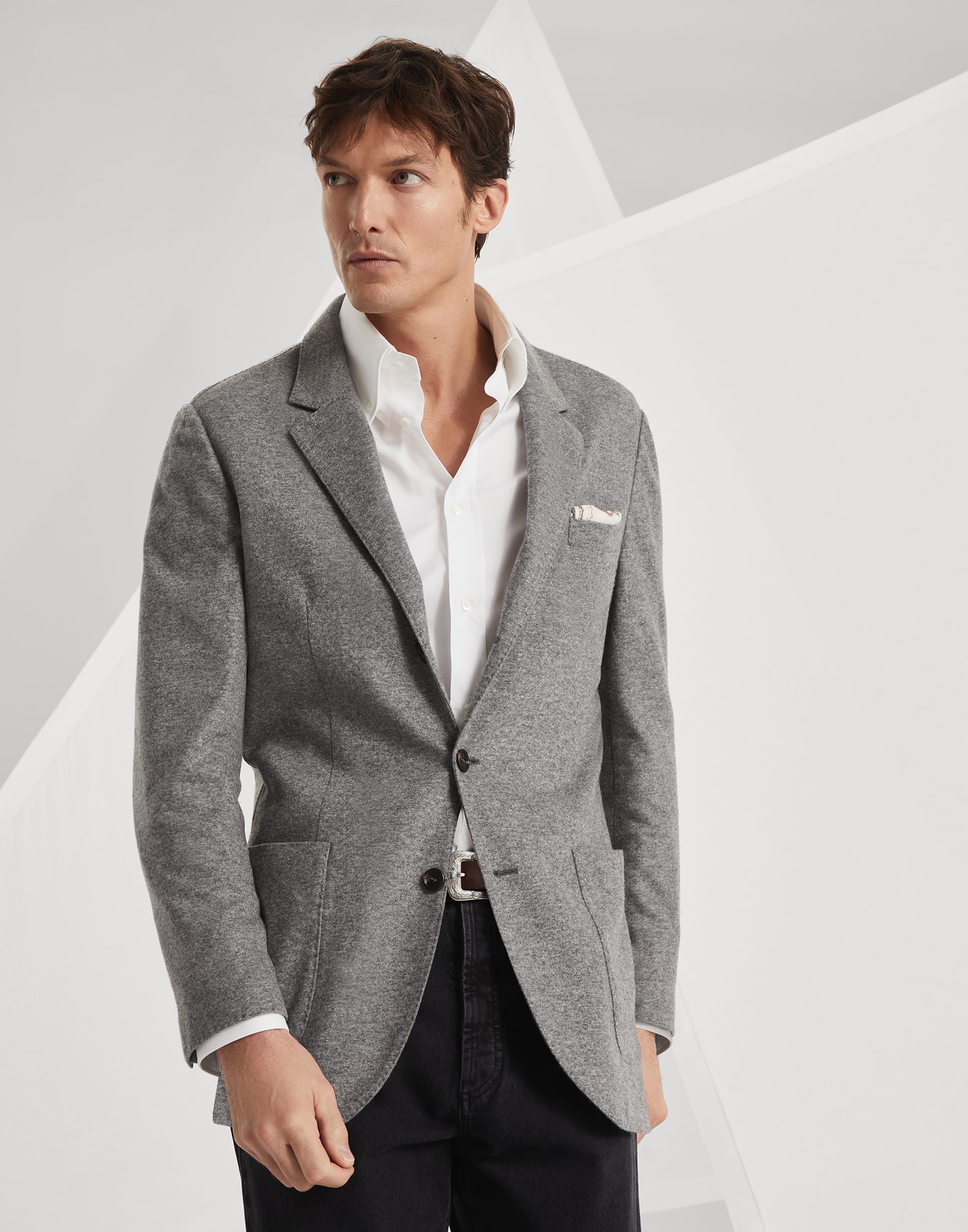 Cashmere jersey blazer
