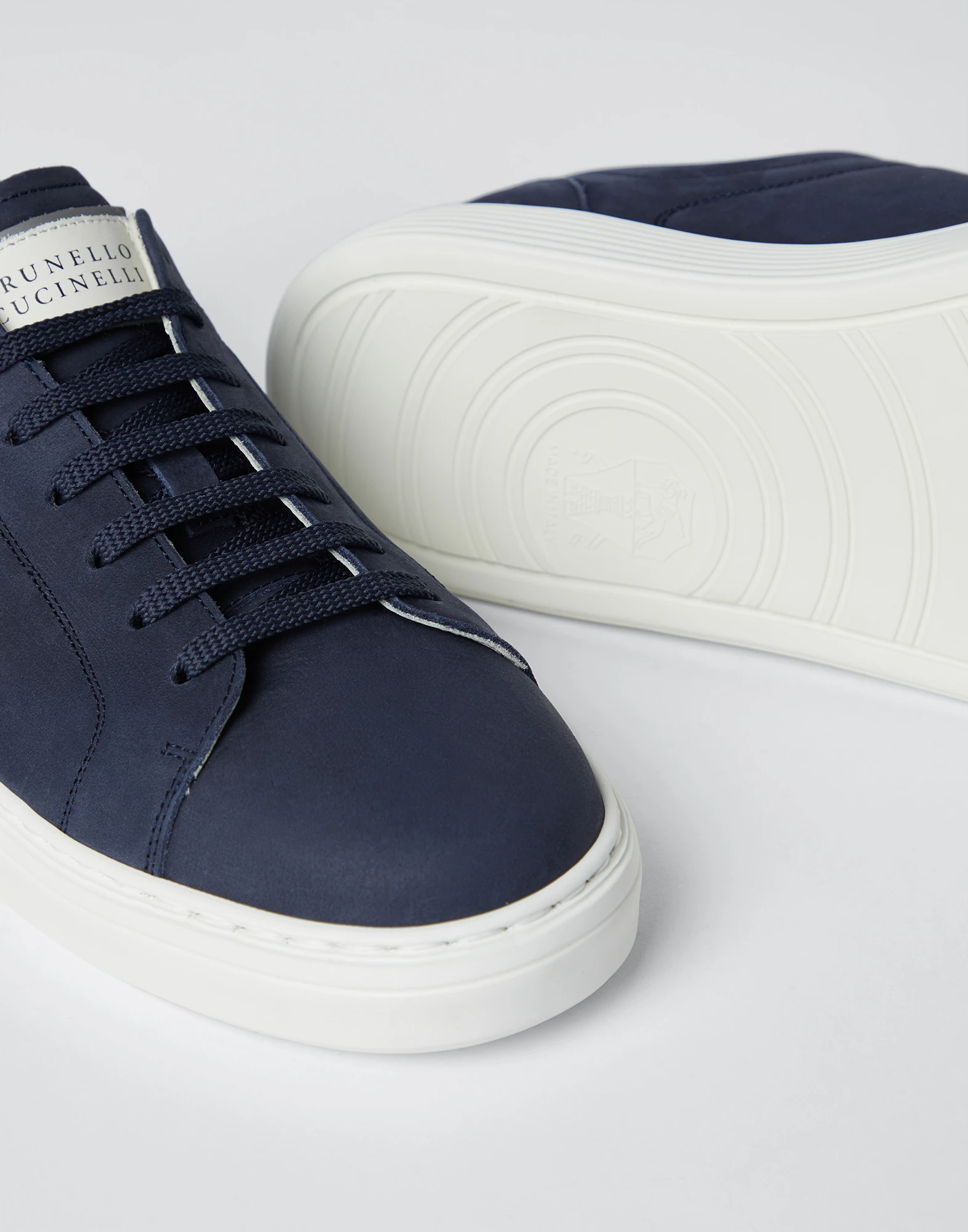 Nubuck calfskin sneakers