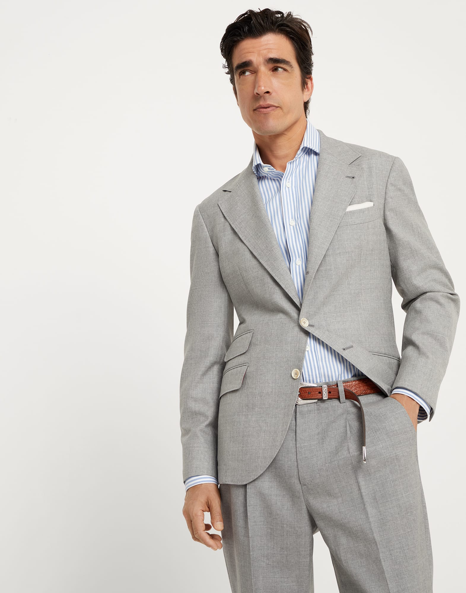 Virgin wool fresco deconstructed Cavallo blazer