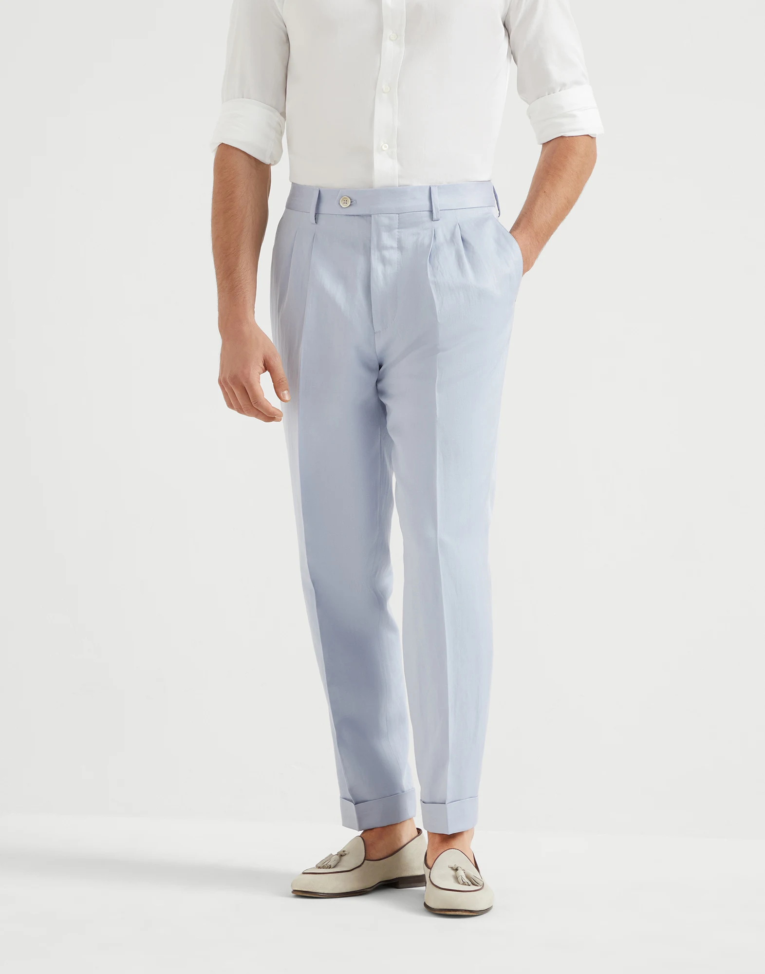 Twill trousers