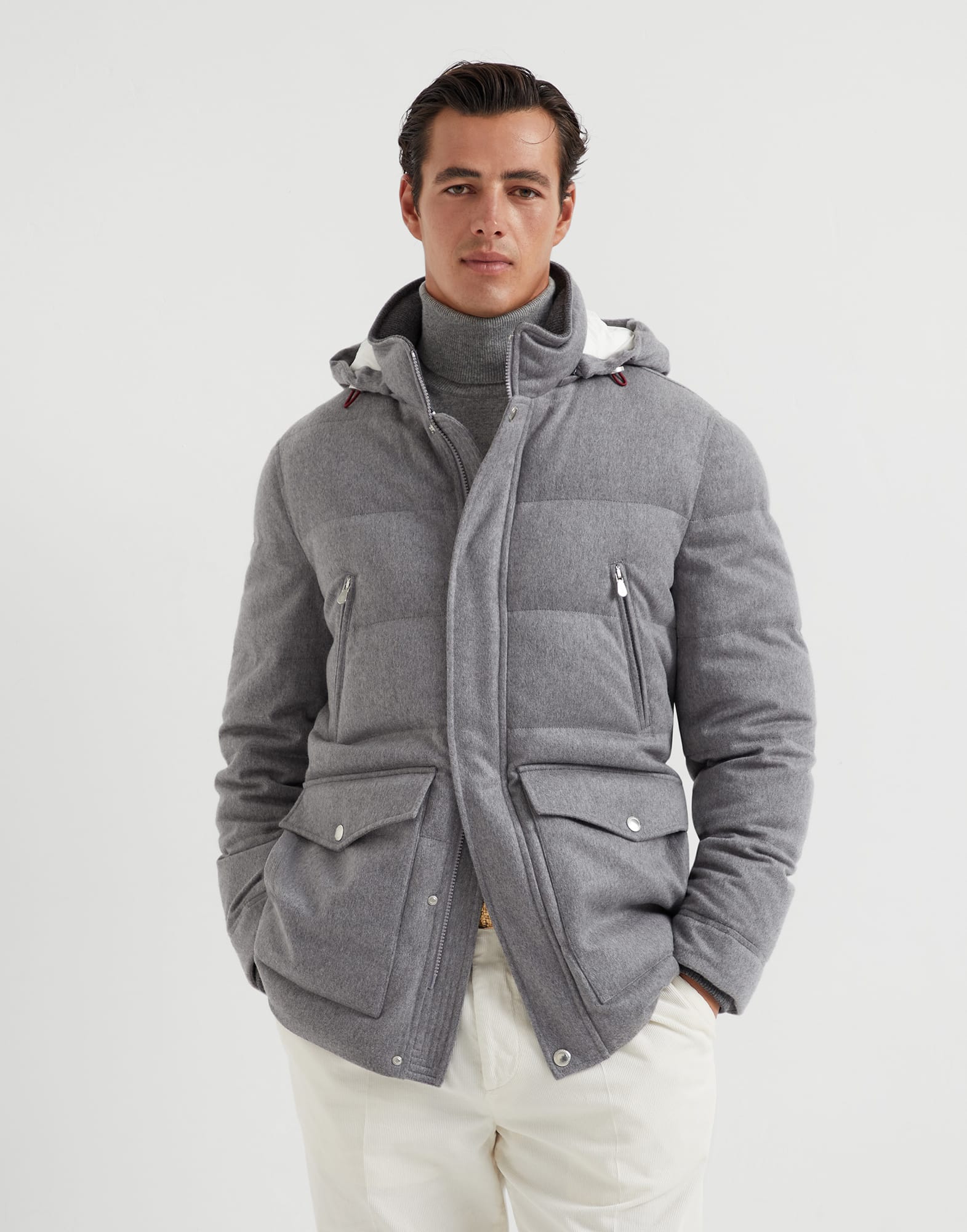 Cashmere and vicu?a beaver cloth