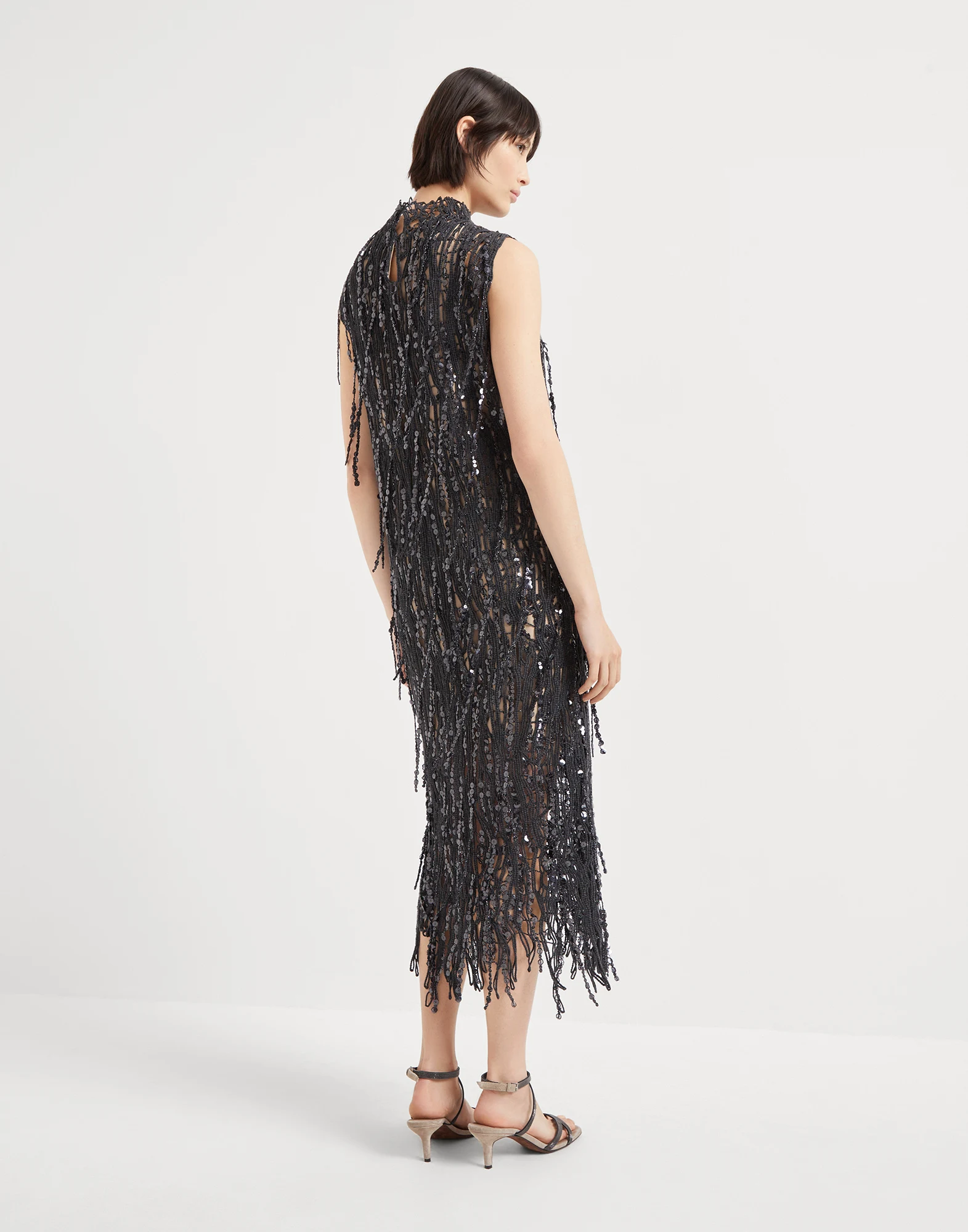 Dazzling Abstract Embroidery dress