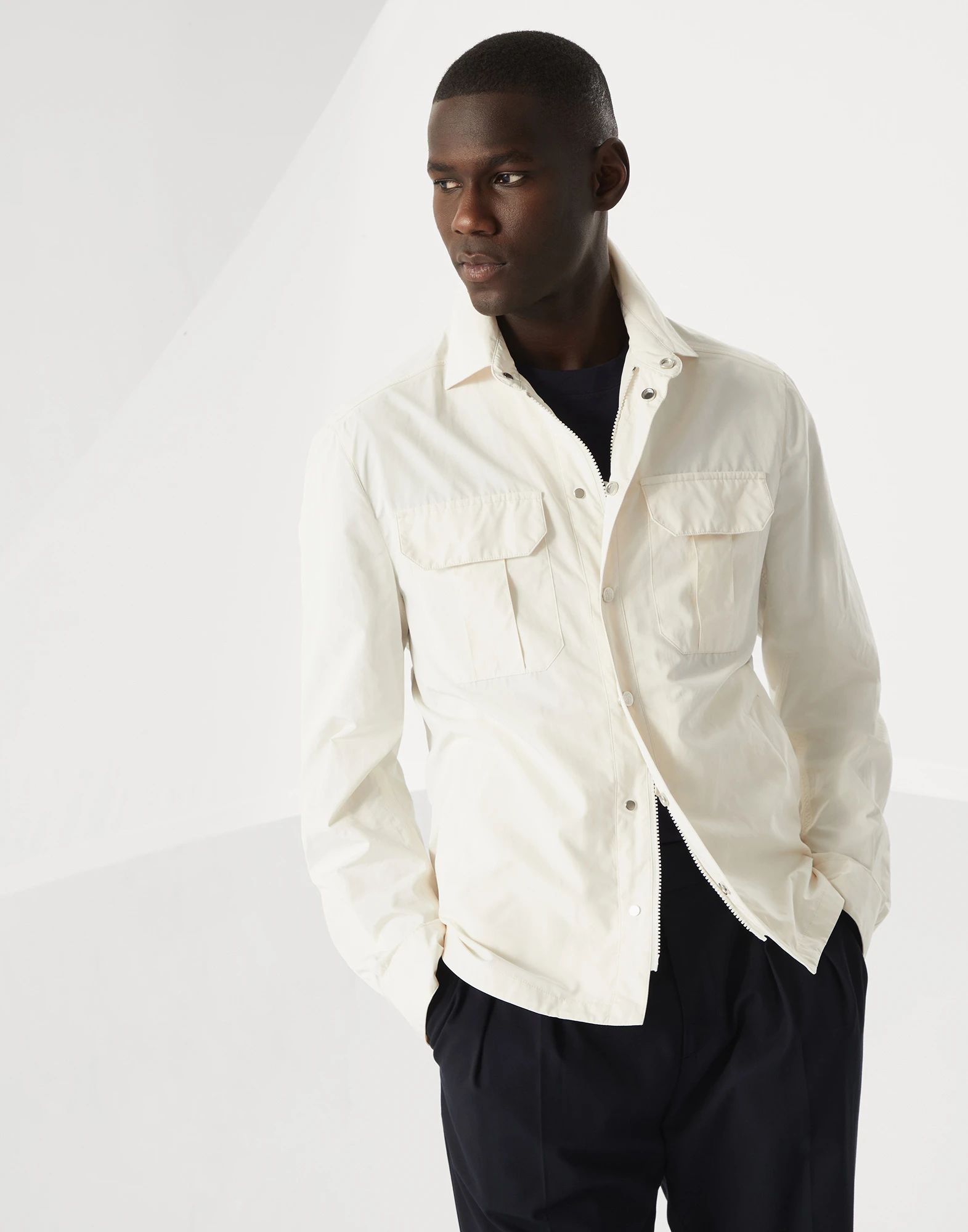 Microfiber outerwear jacket