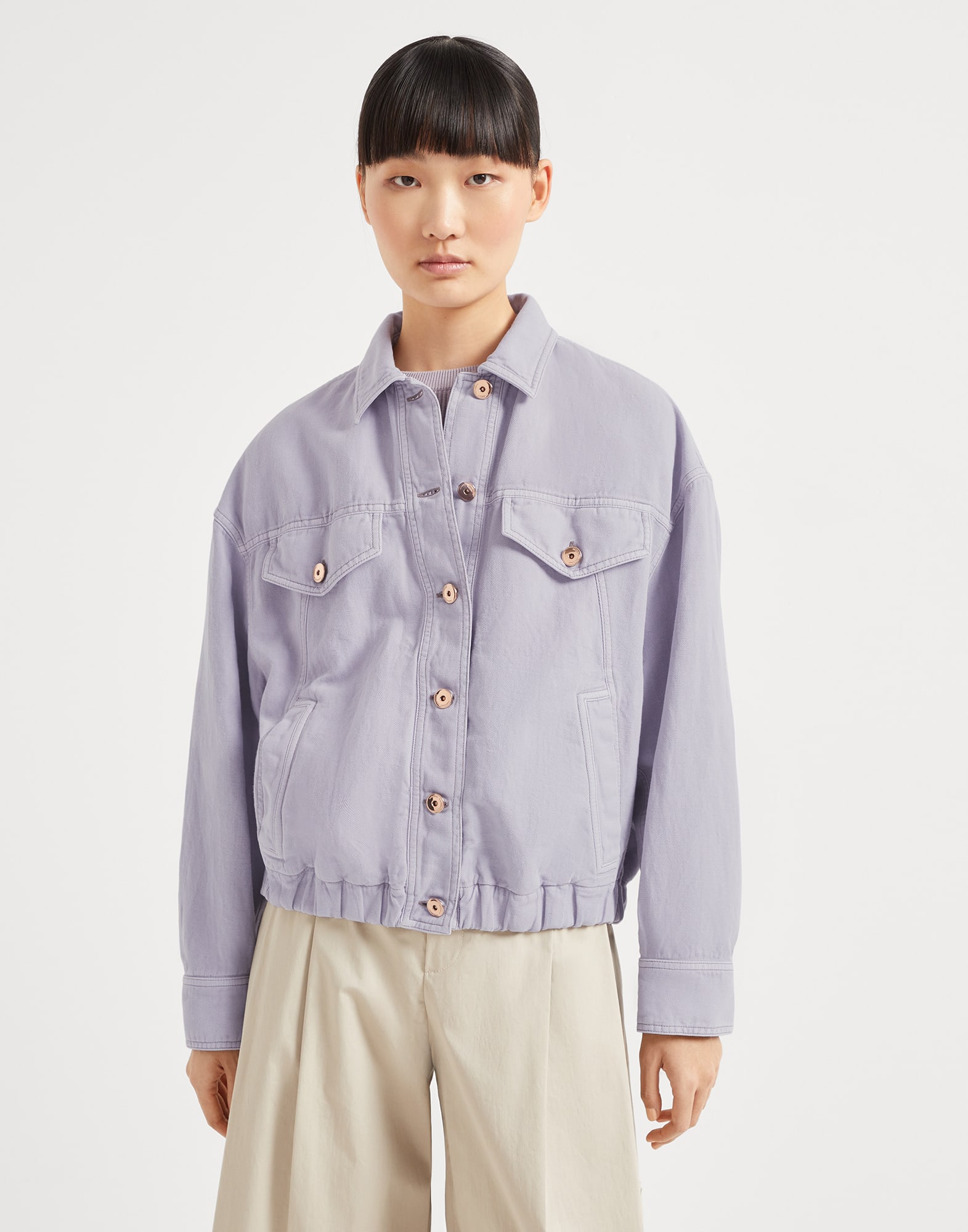 Jacket with monili