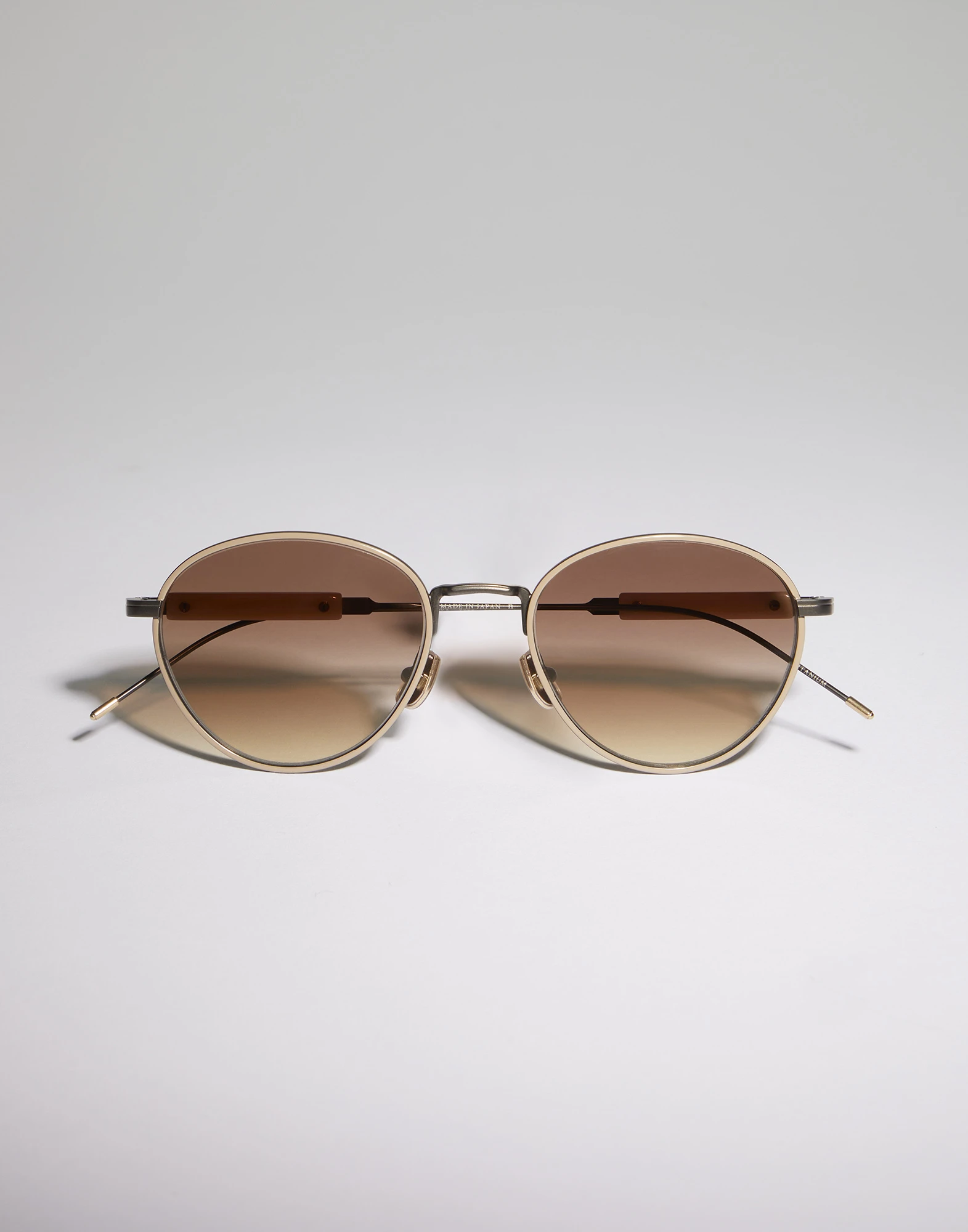 Sartorial Sunset titanium glasses
