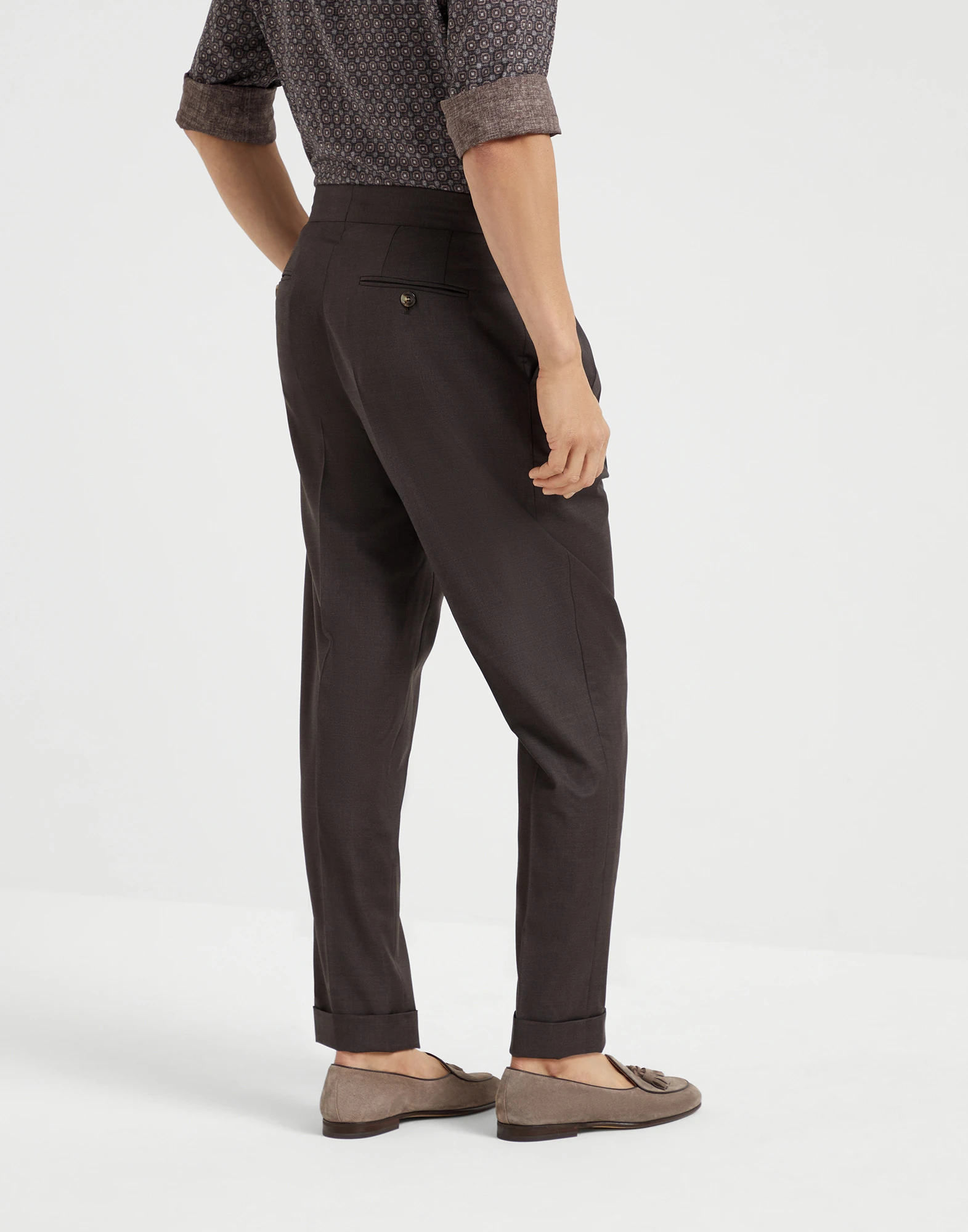 Virgin wool trousers