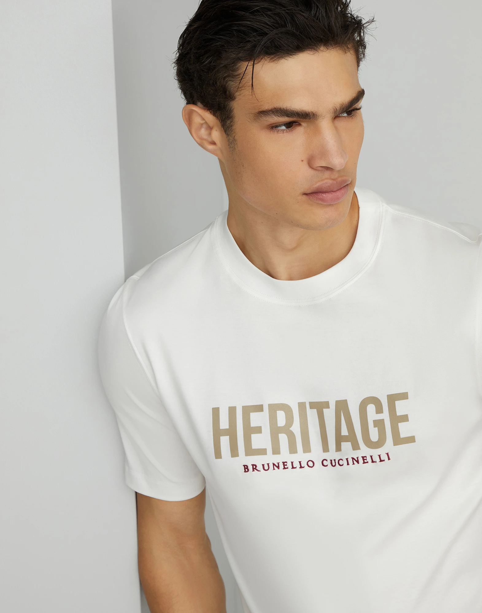 Cotton jersey T-shirt with print