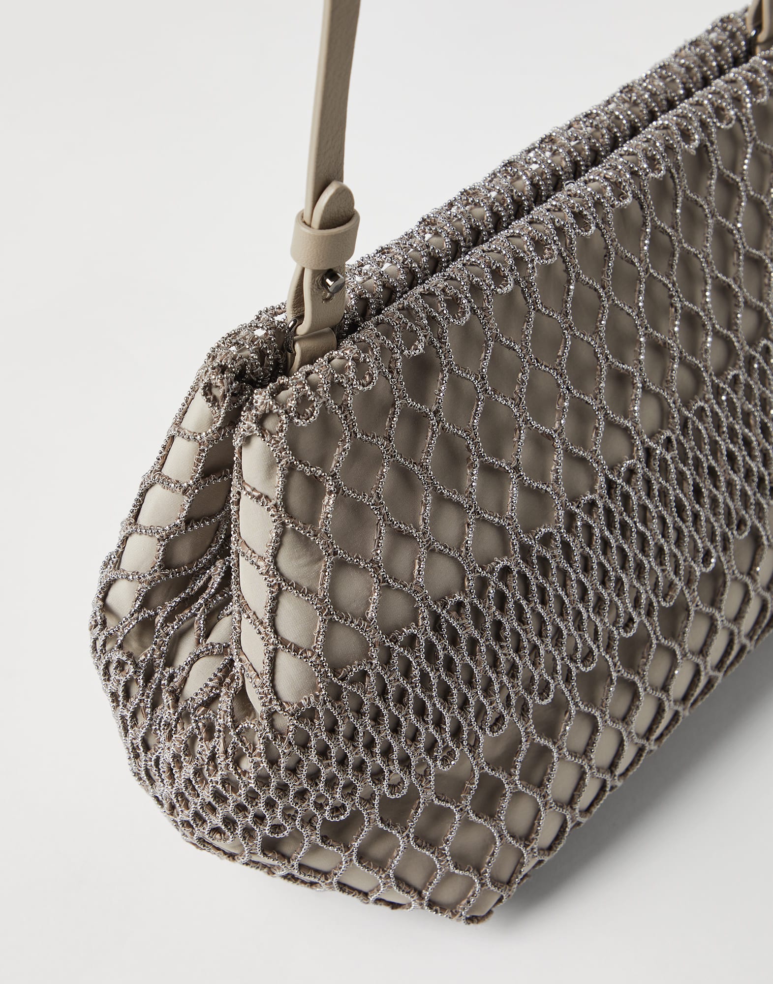 Precious net embroidery bag